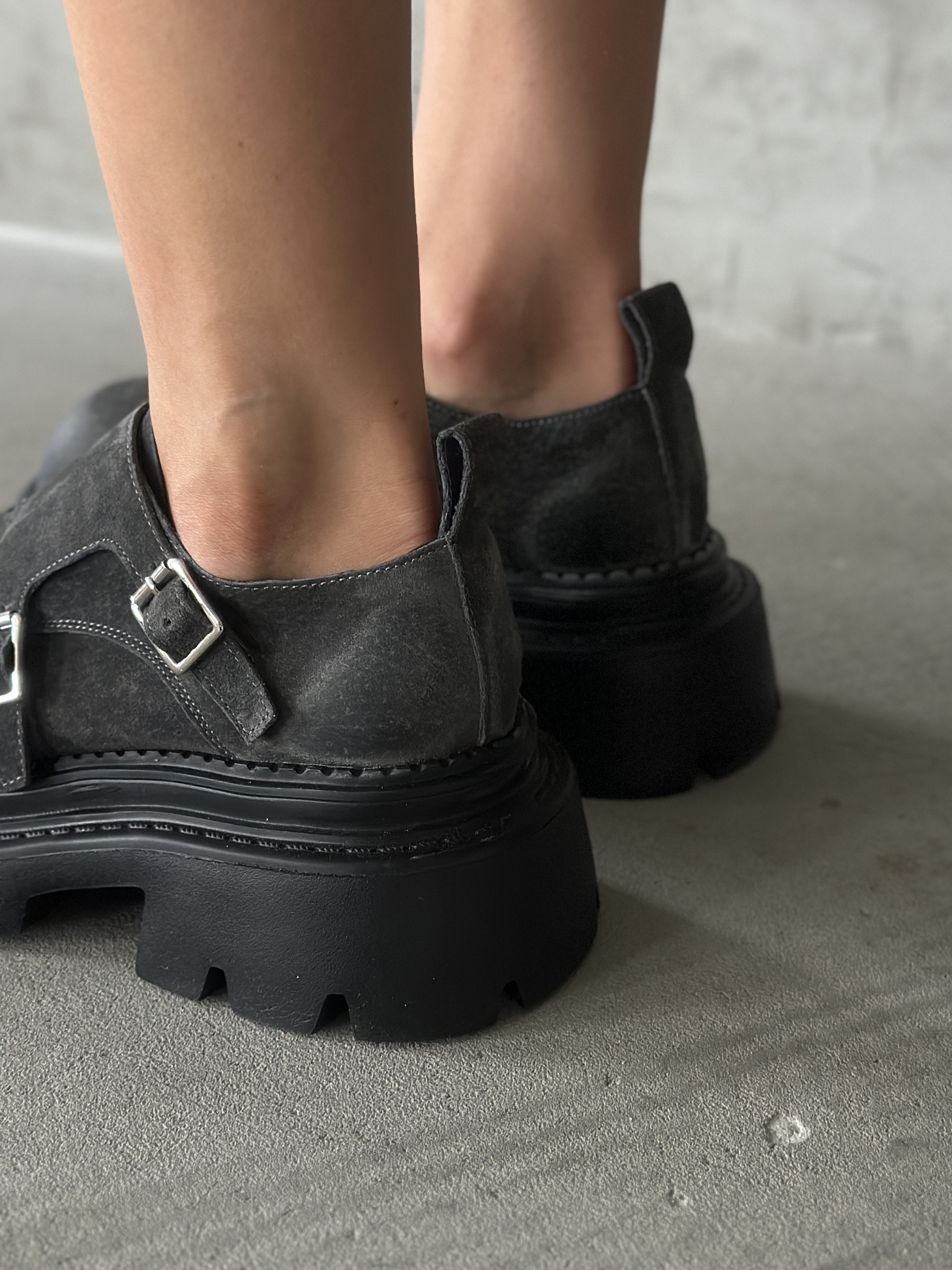 Ботинки женские натуральная замша