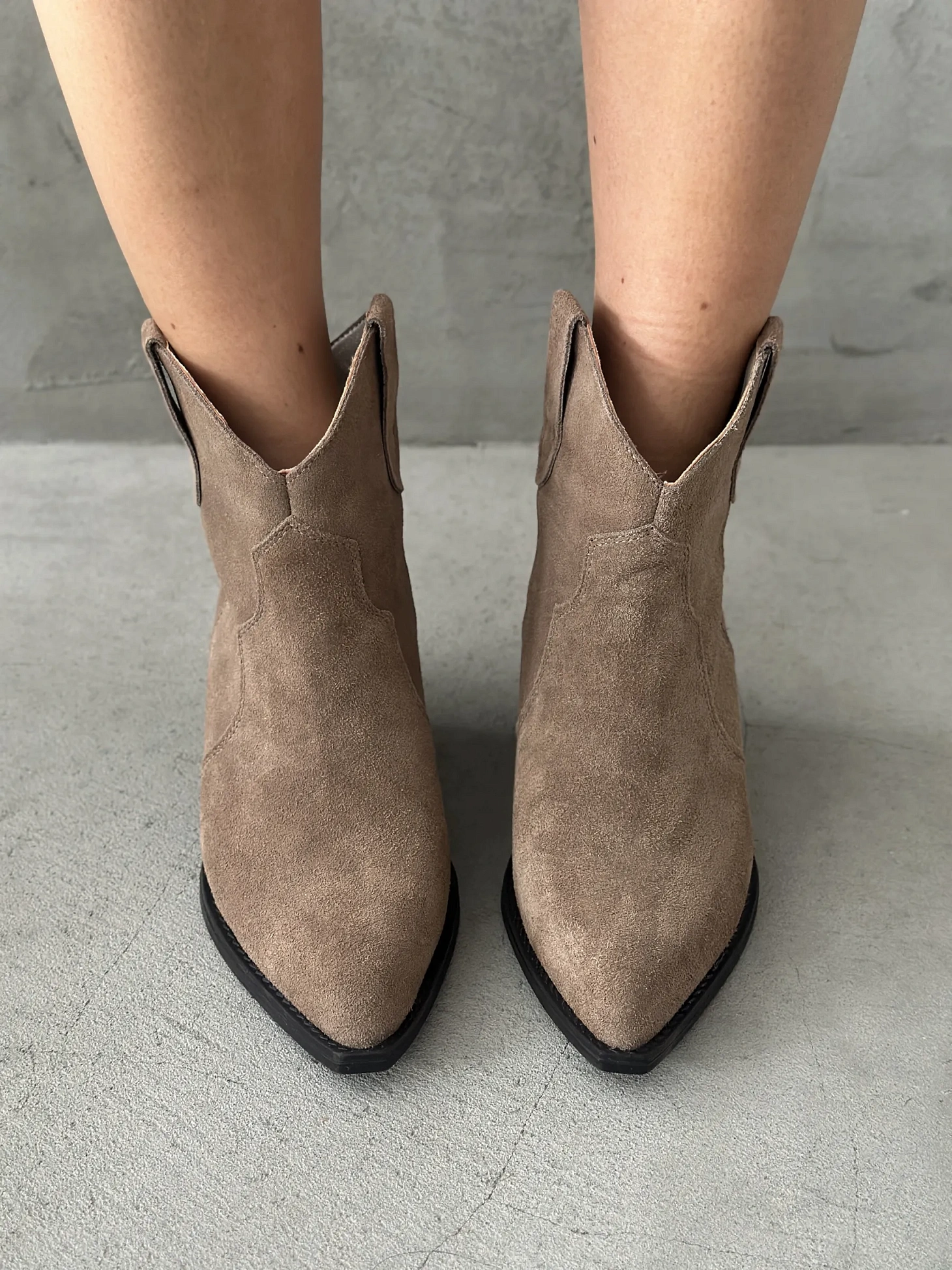 Казаки женские натуральная замша