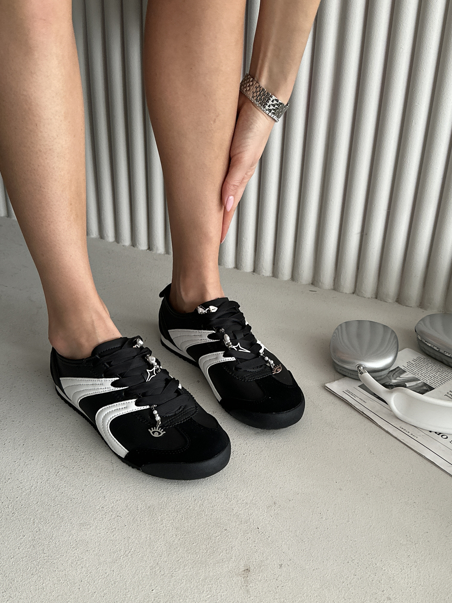 Кеды женские экокожа