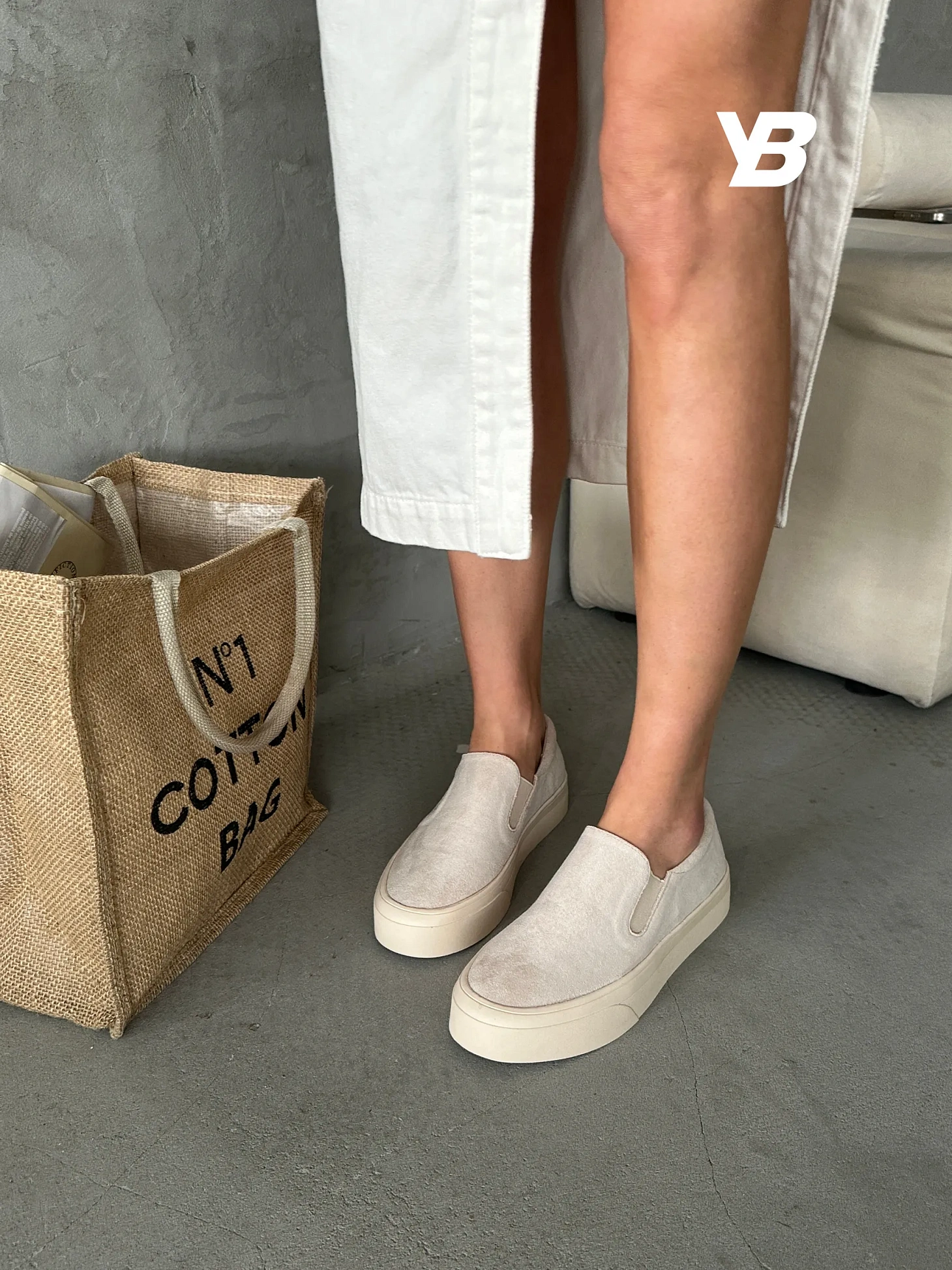 Лоферы женские текстиль