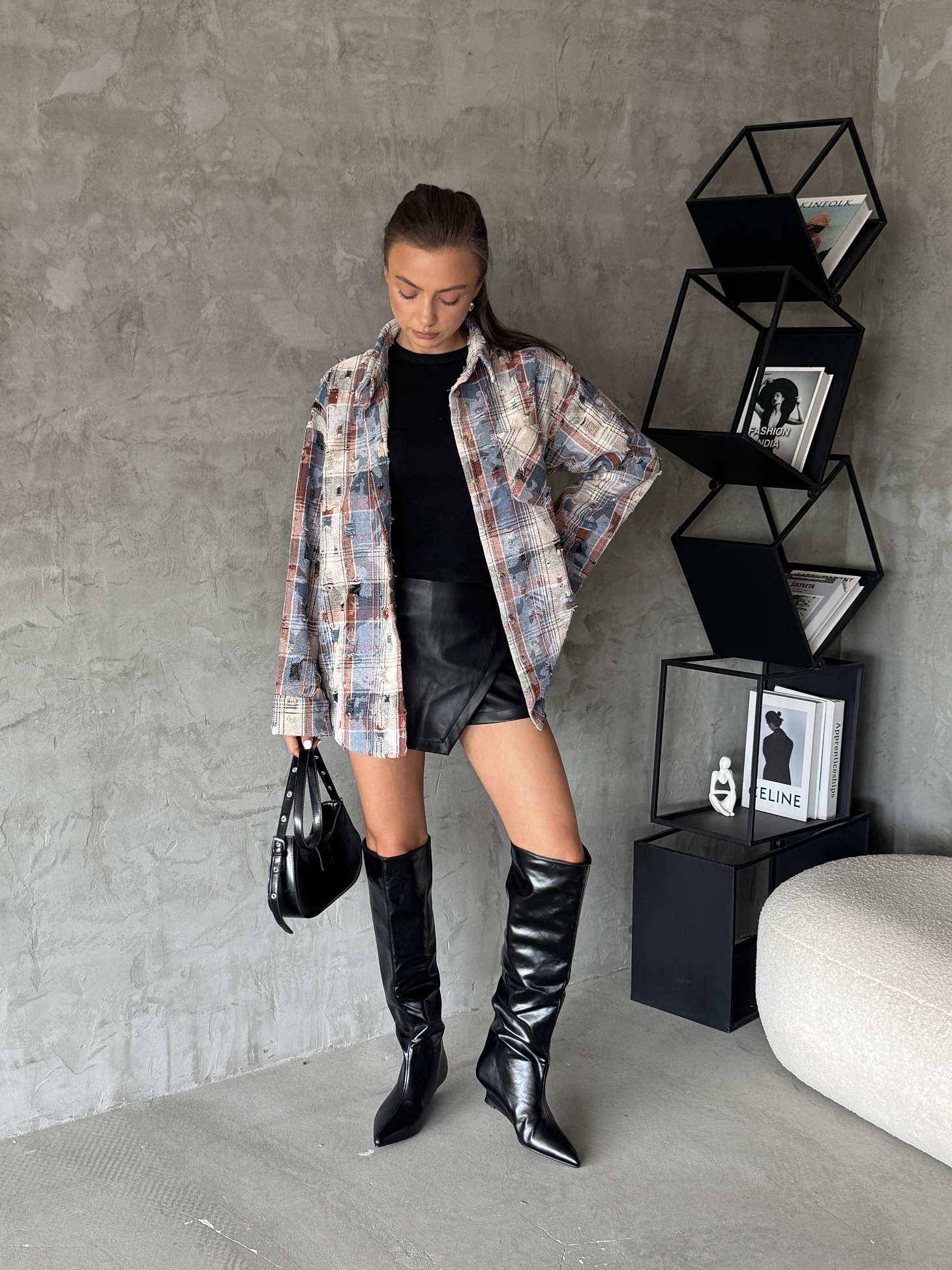 Сапоги женские экокожа