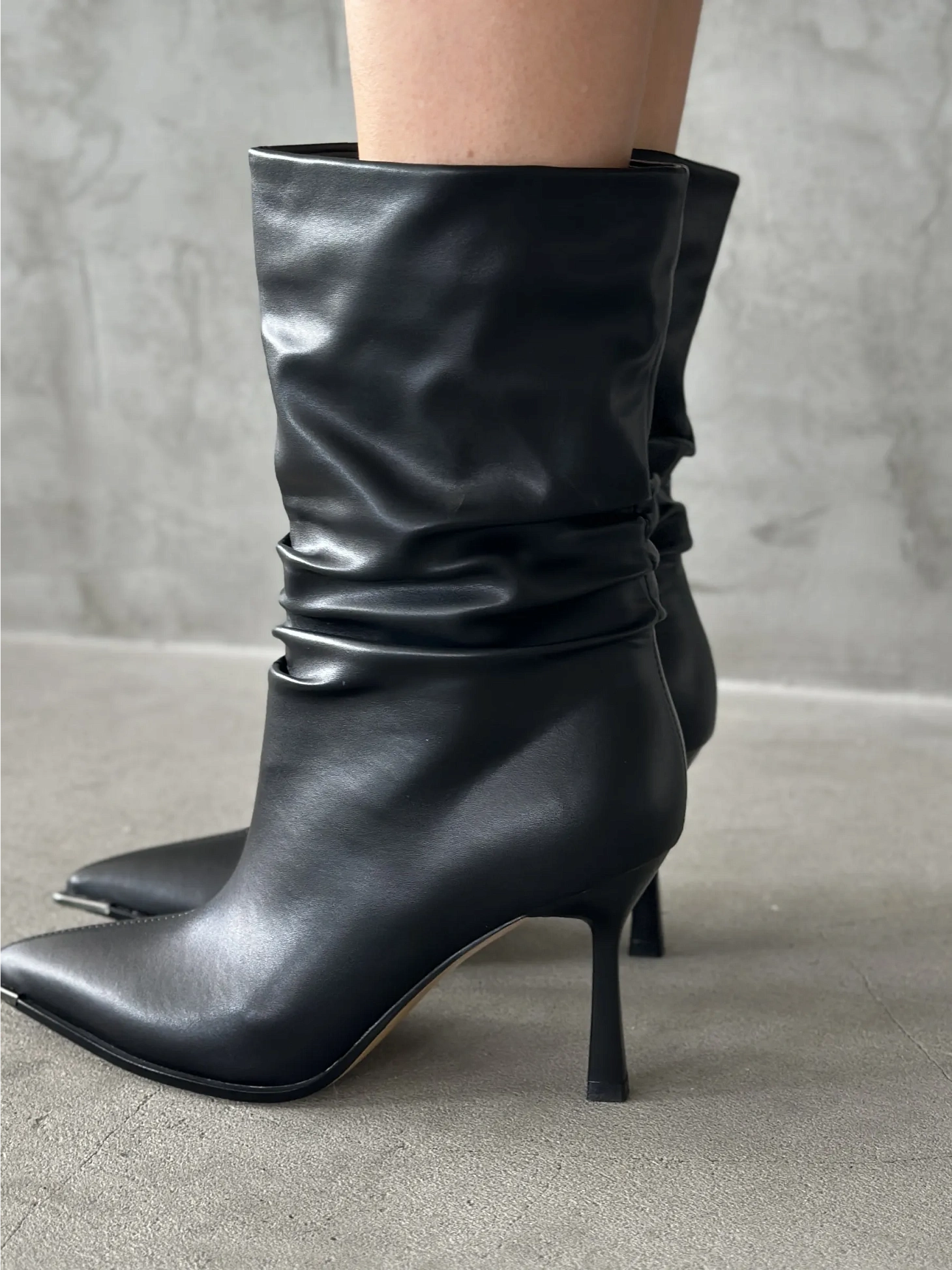 Ботильоны женские экокожа