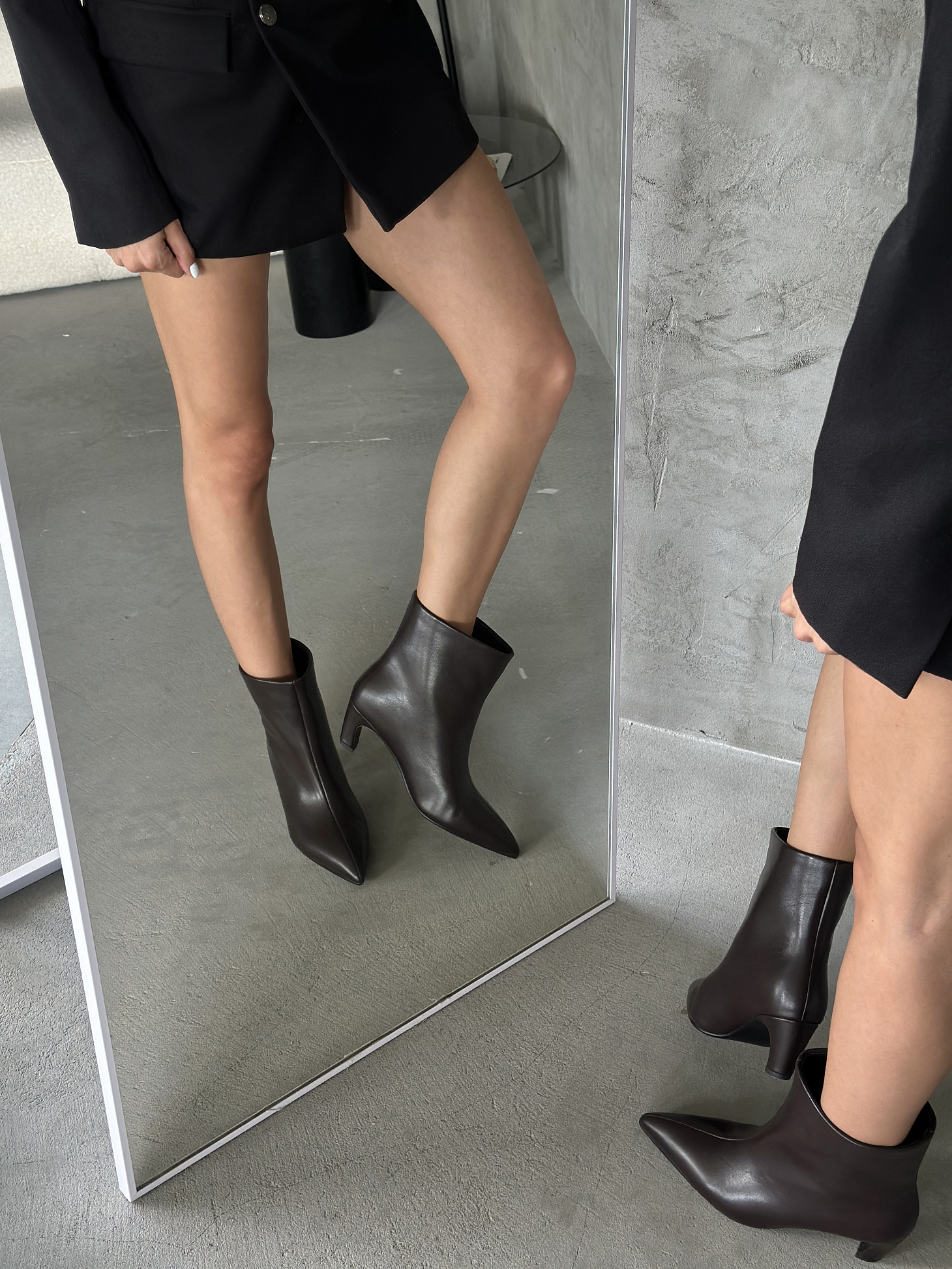 Ботильоны женские экокожа