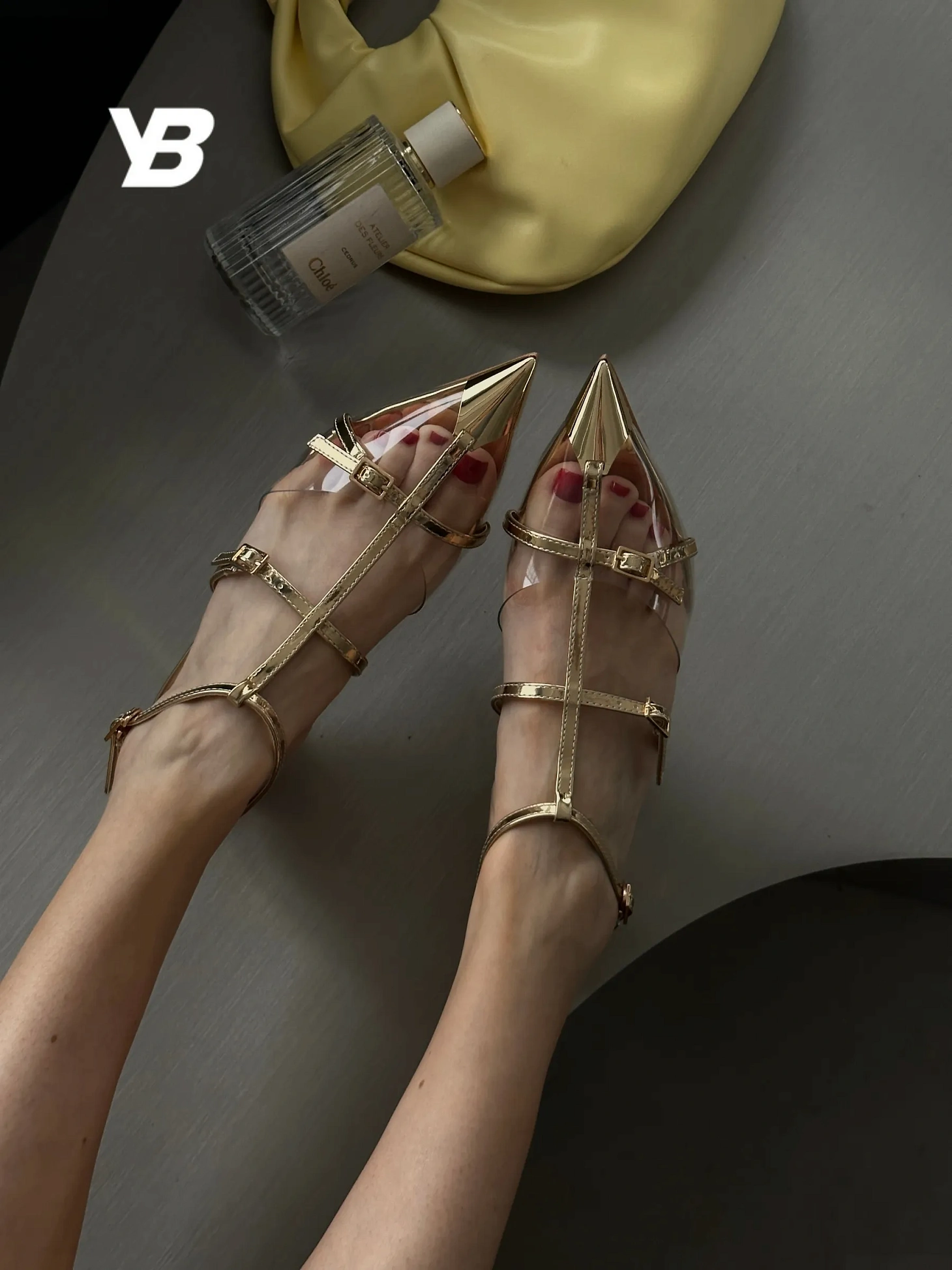 Туфли женские на низком каблуке лодочки