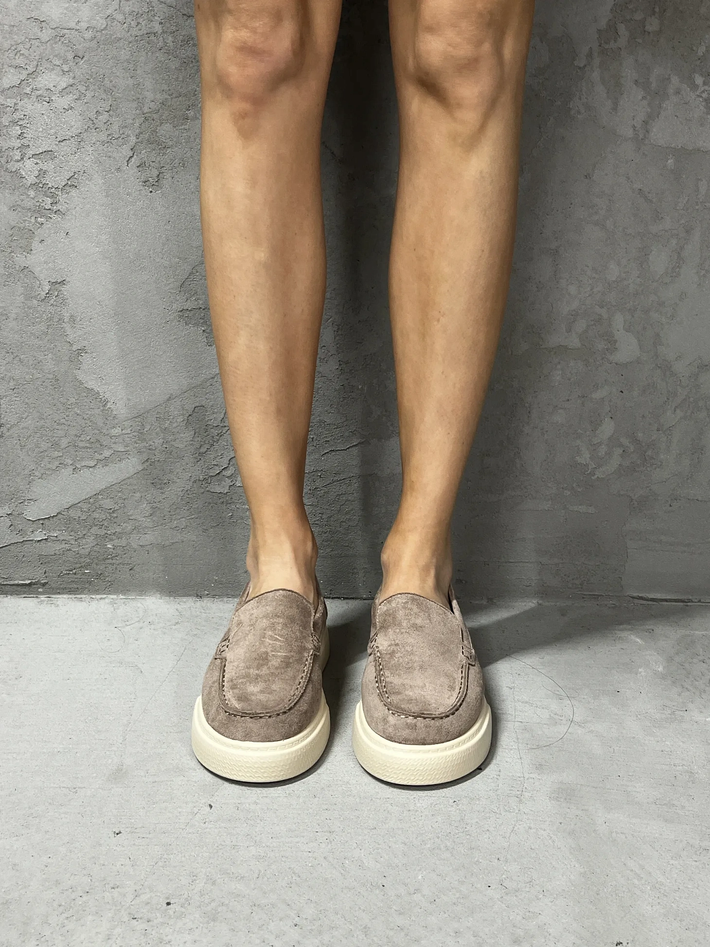 Лоферы на платформе высокой подошве