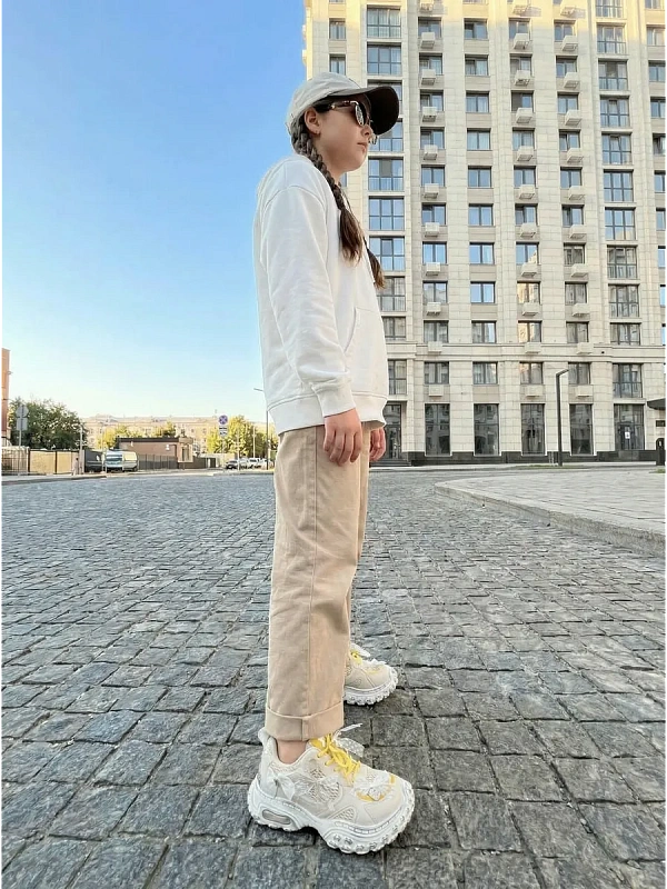 Демисезонные кроссовки детские на платформе