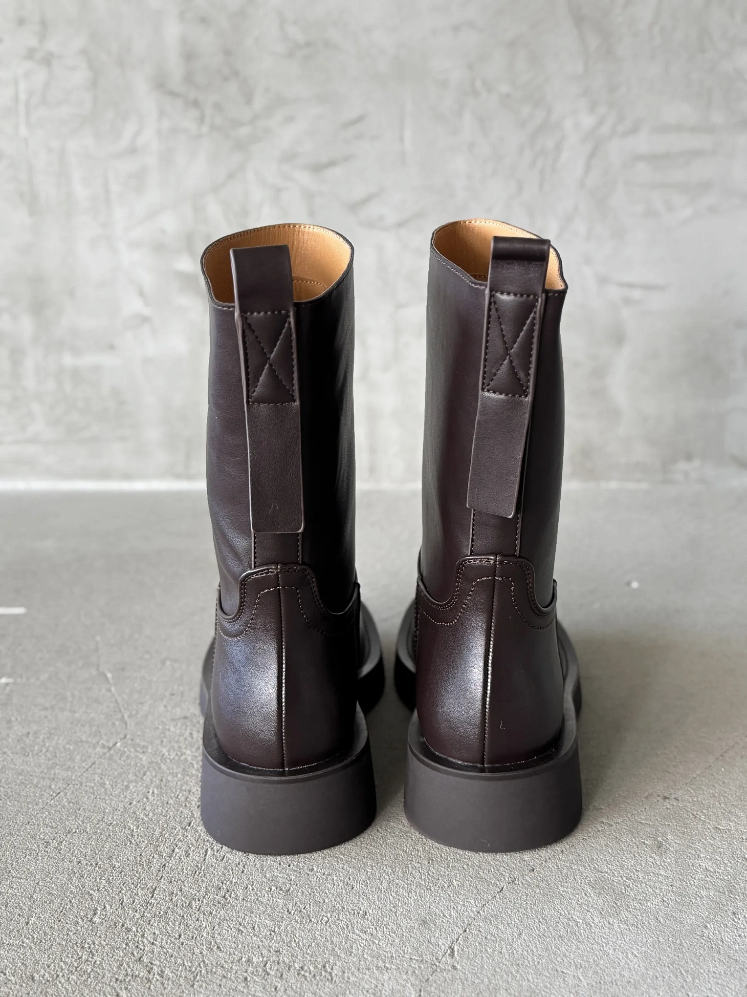 Ботинки женские экокожа шерсть