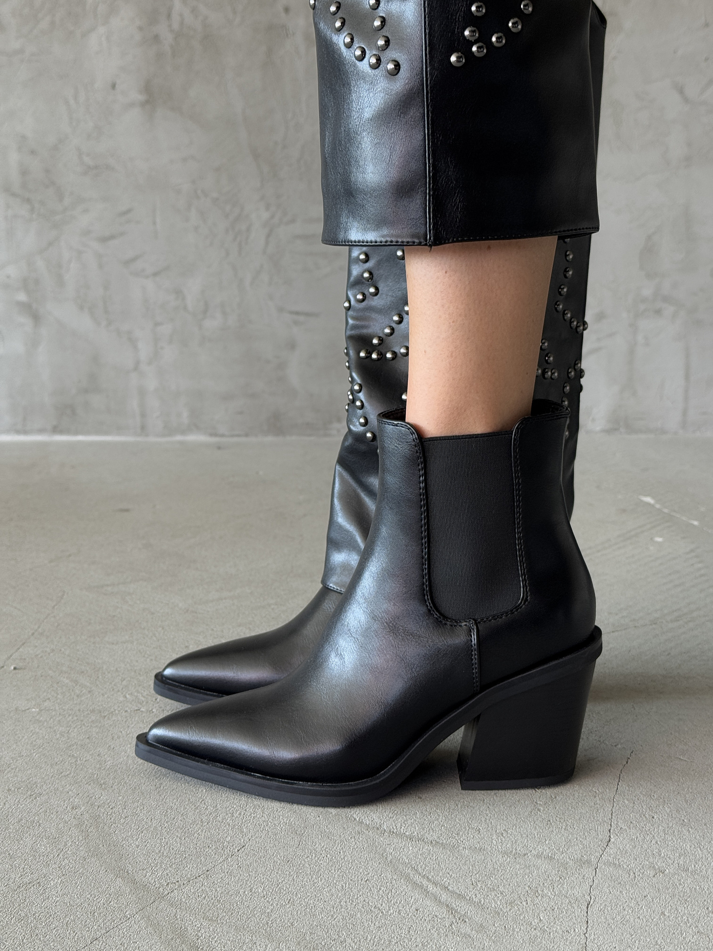 Сапоги-трансформеры женские экокожа