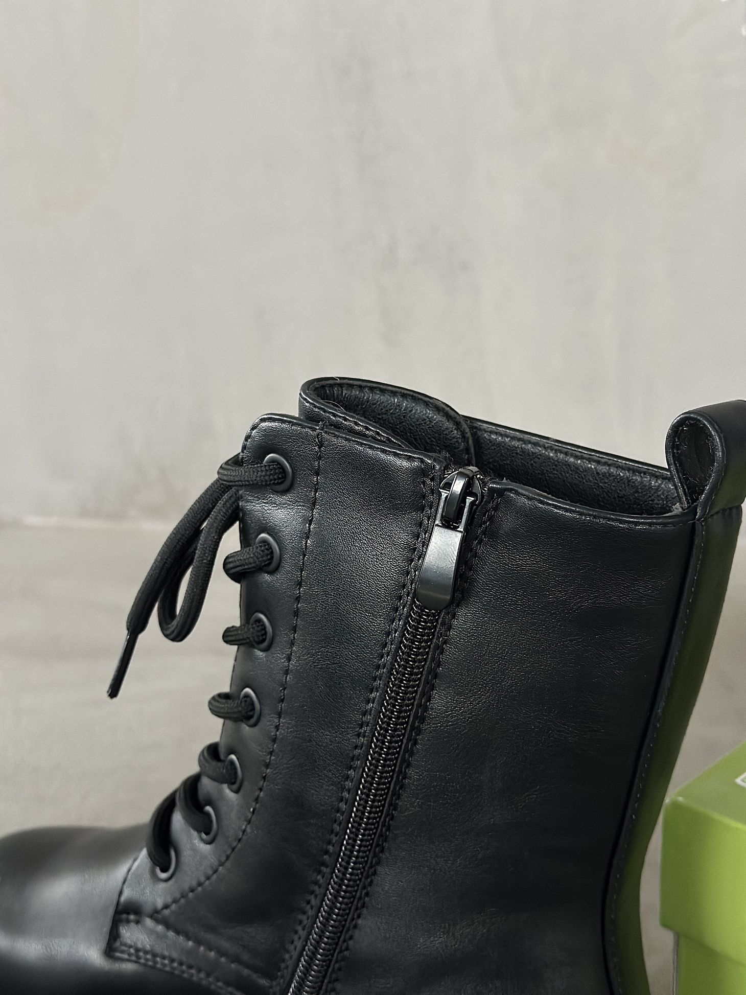 Ботинки детские экокожа шерсть