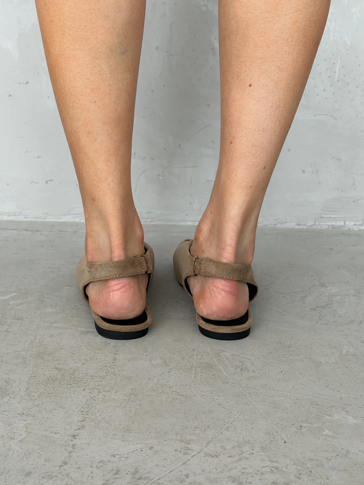 Балетки женские летние с открытой пяткой