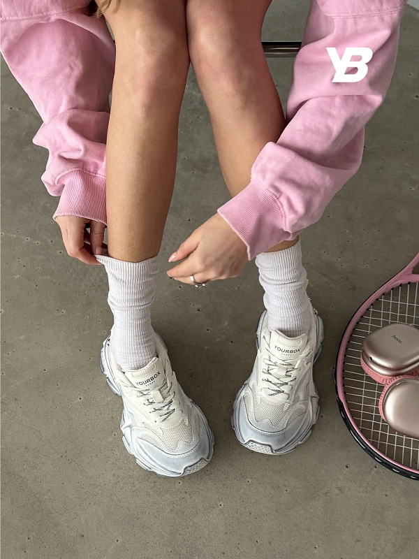 Кроссовки на платформе спортивные