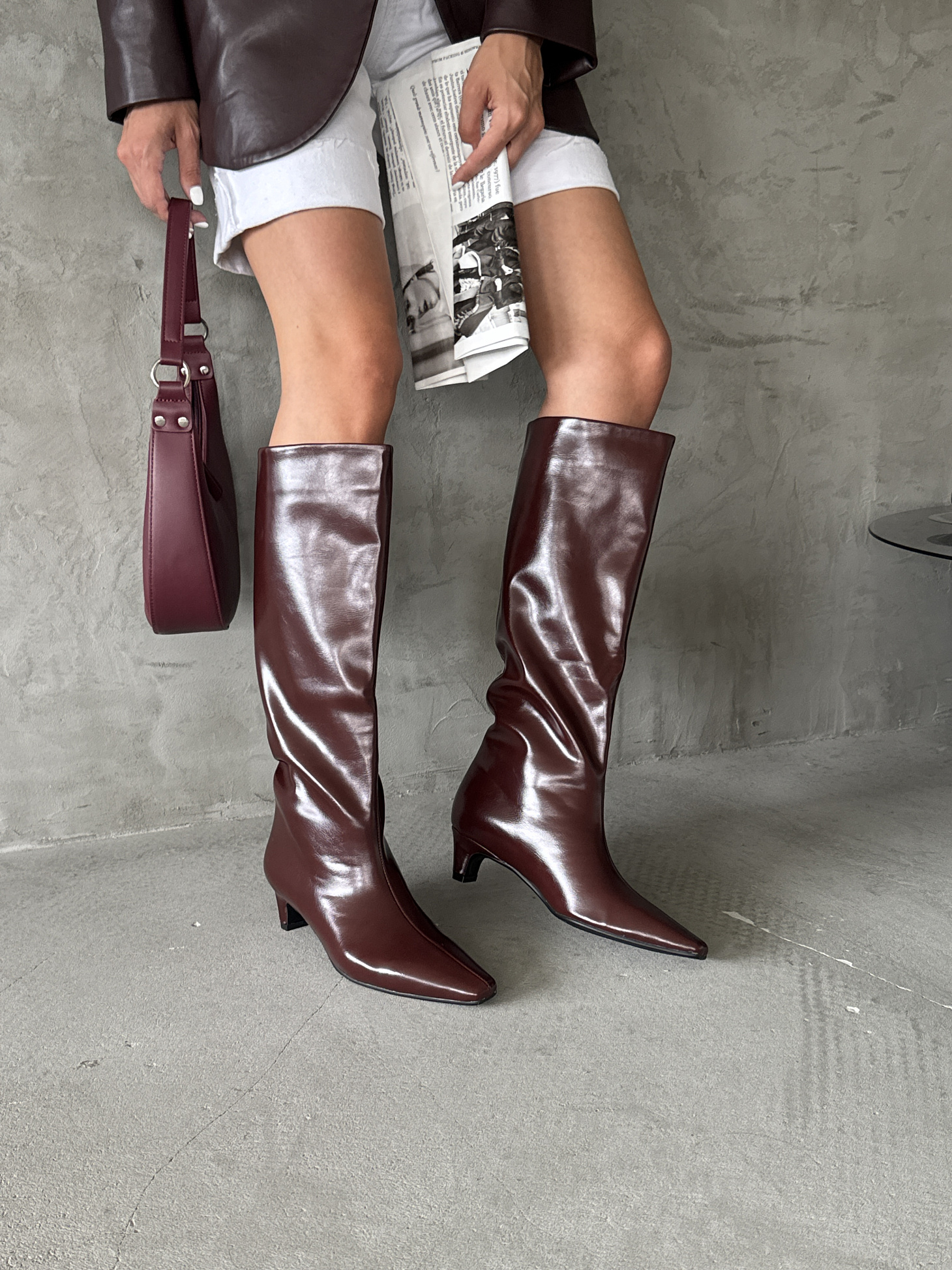 Сапоги женские экокожа