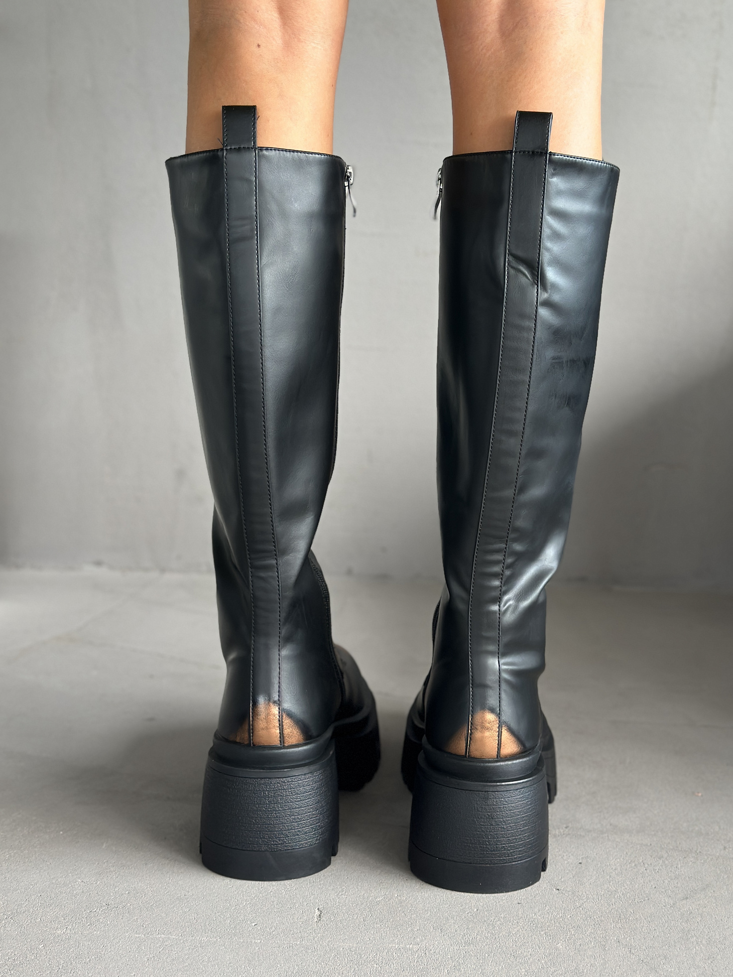 Сапоги женские экокожа еврошерсть