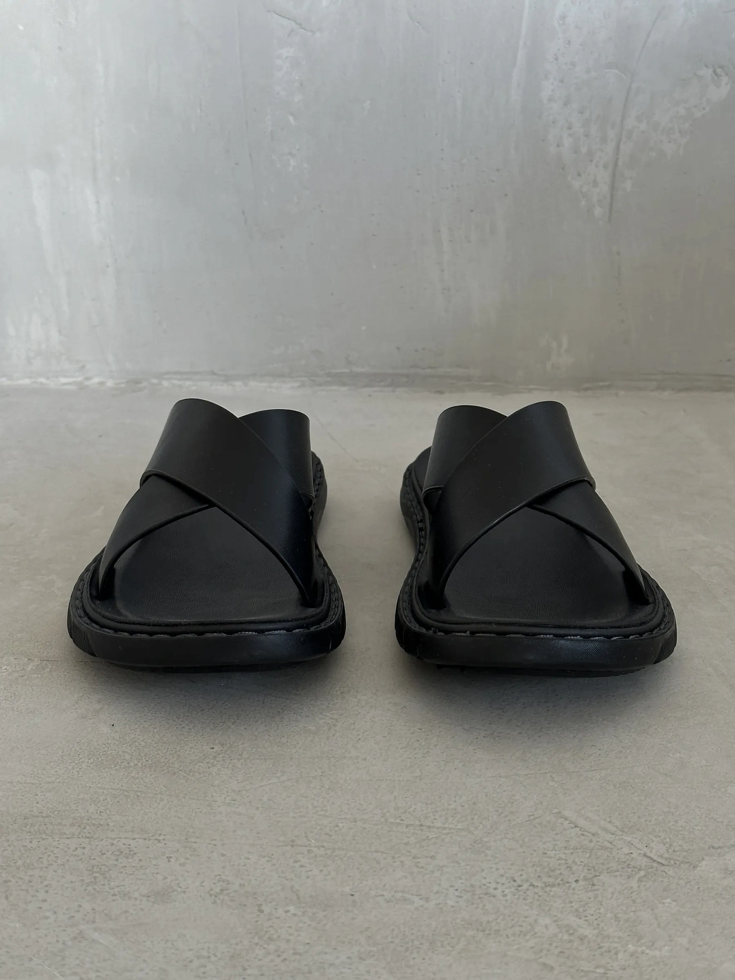 Летние шлепанцы мужские пантолеты на платформе