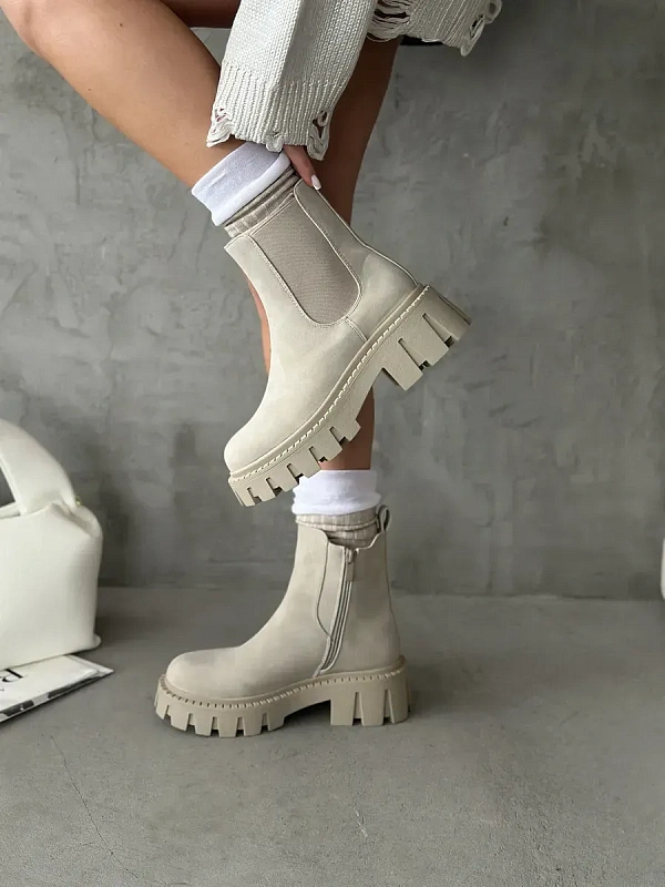 Ботинки женские экокожа