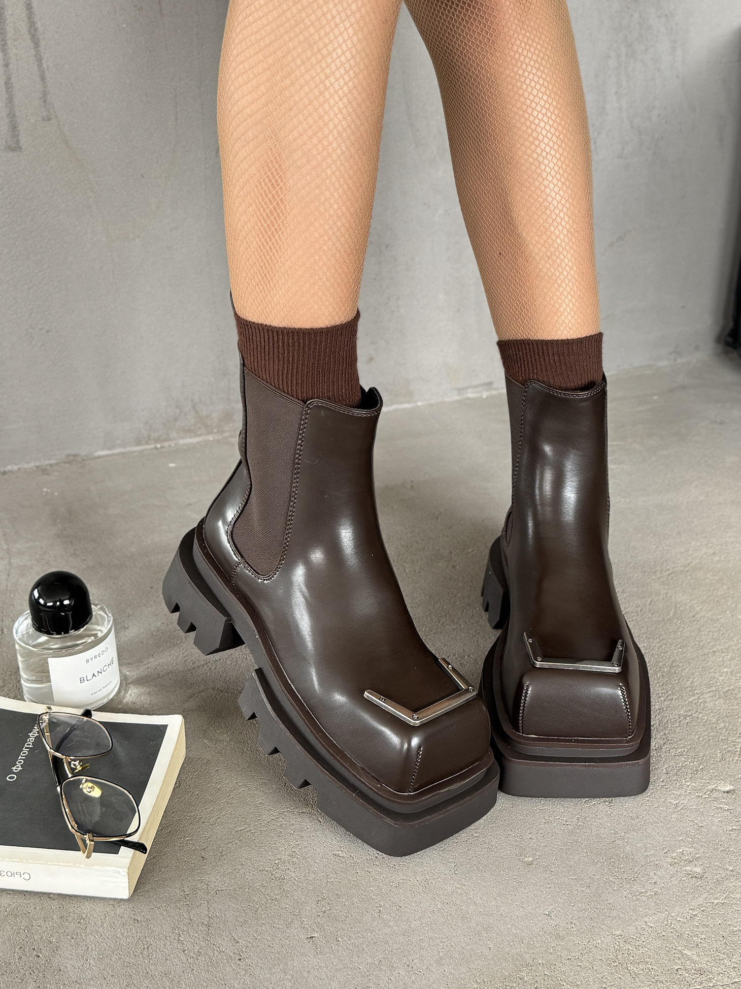 Ботинки женские экокожа