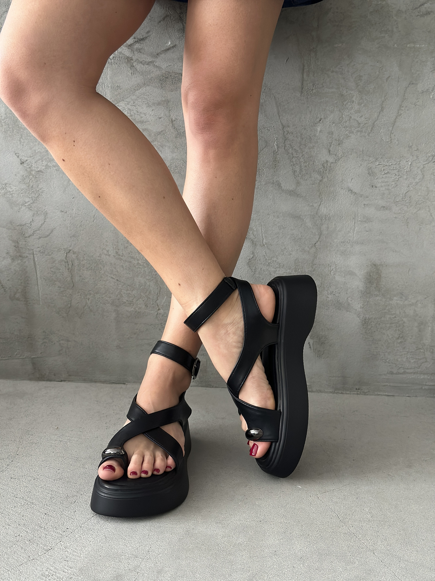 Босоножки женские экокожа