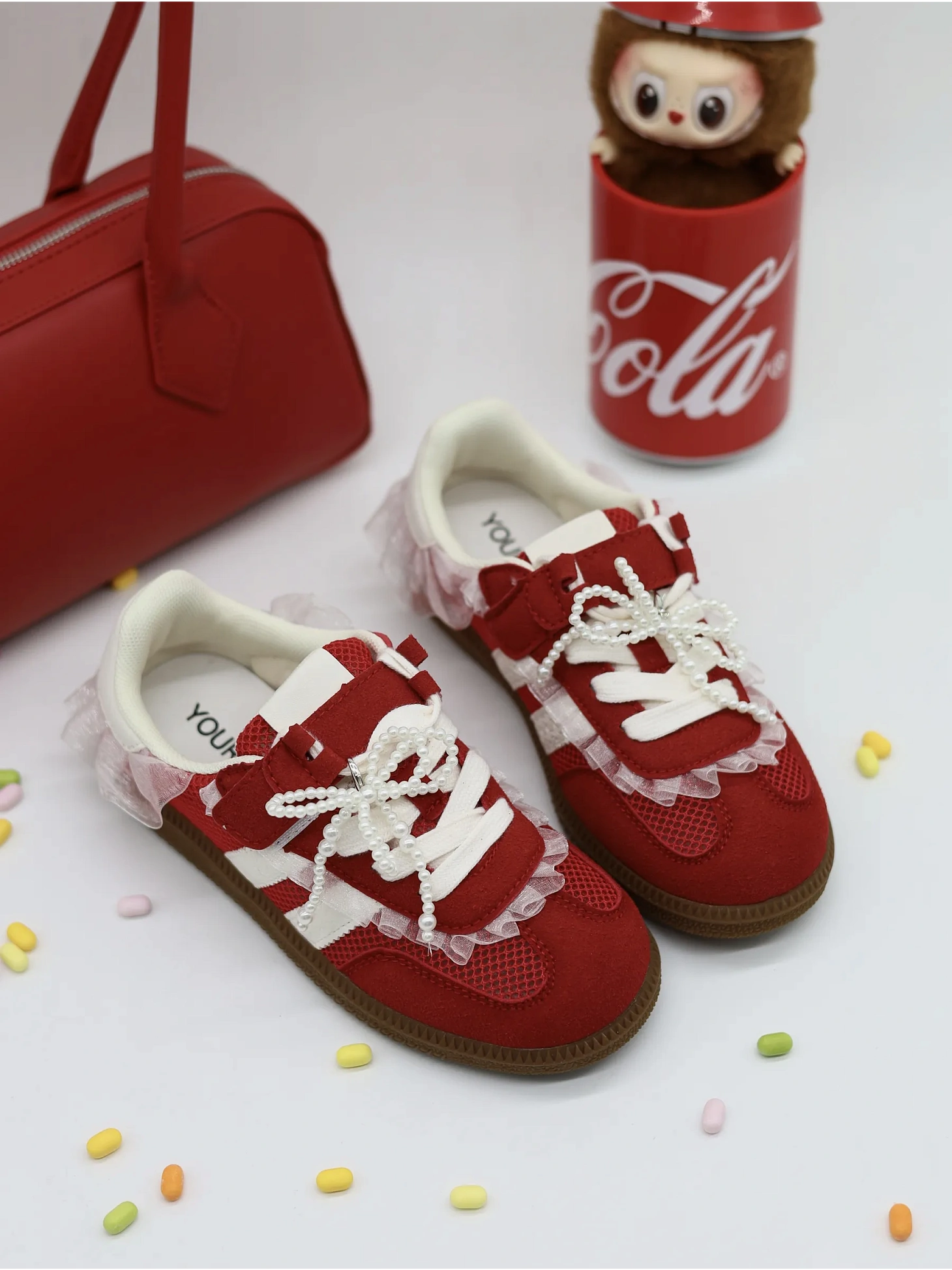 Демисезонные кроссовки детские на платформе