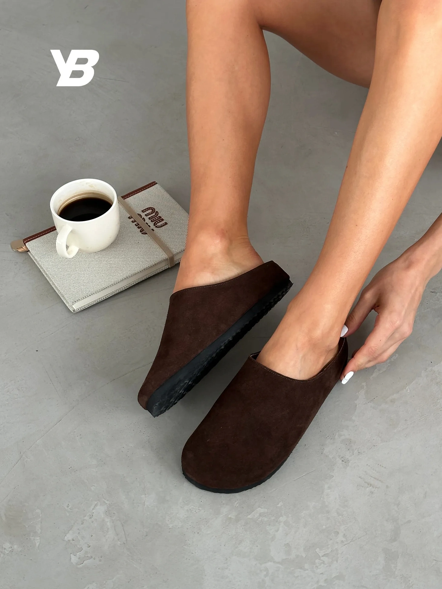 Летние сабо женские с закрытым носом