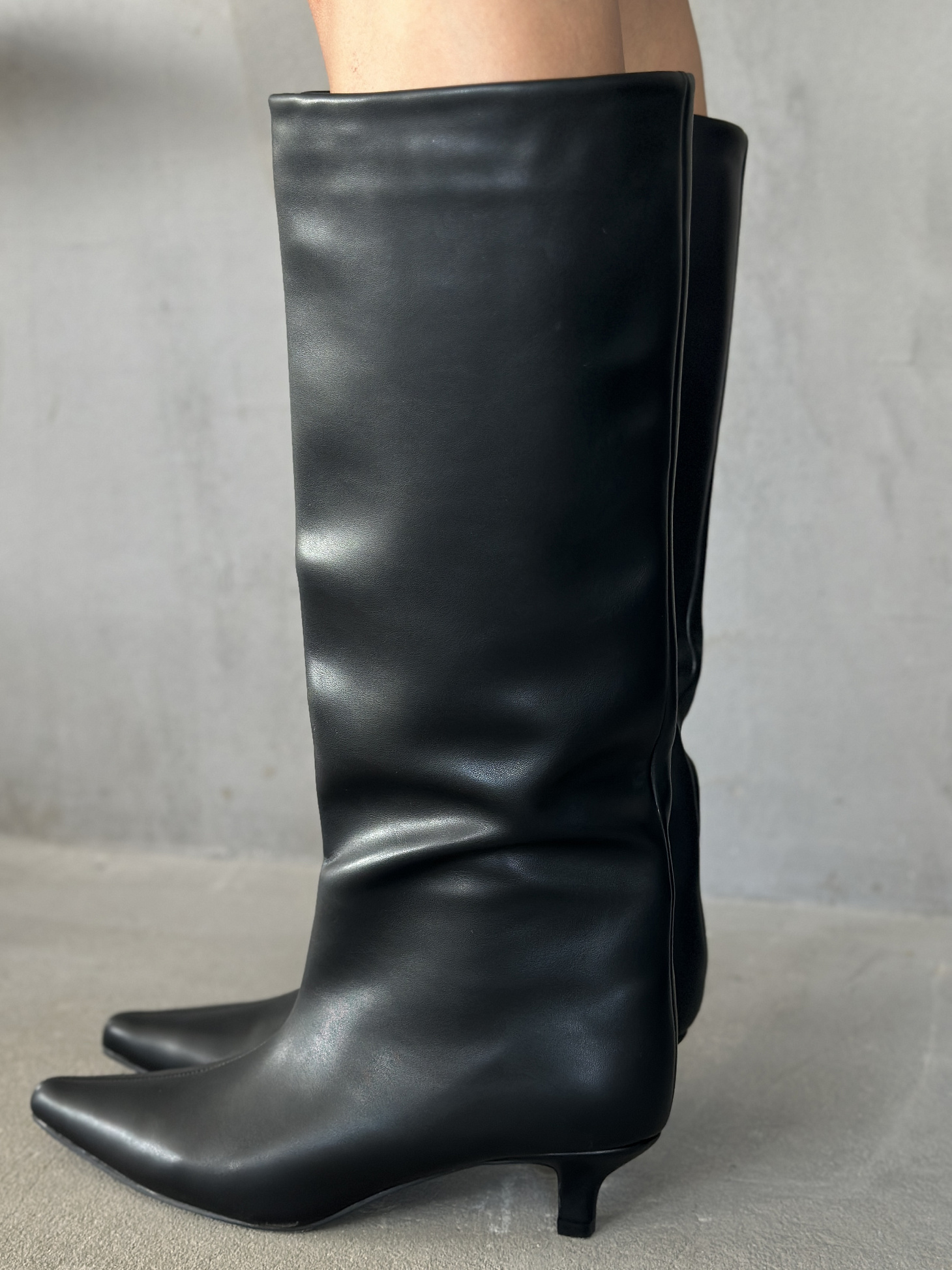 Сапоги женские экокожа