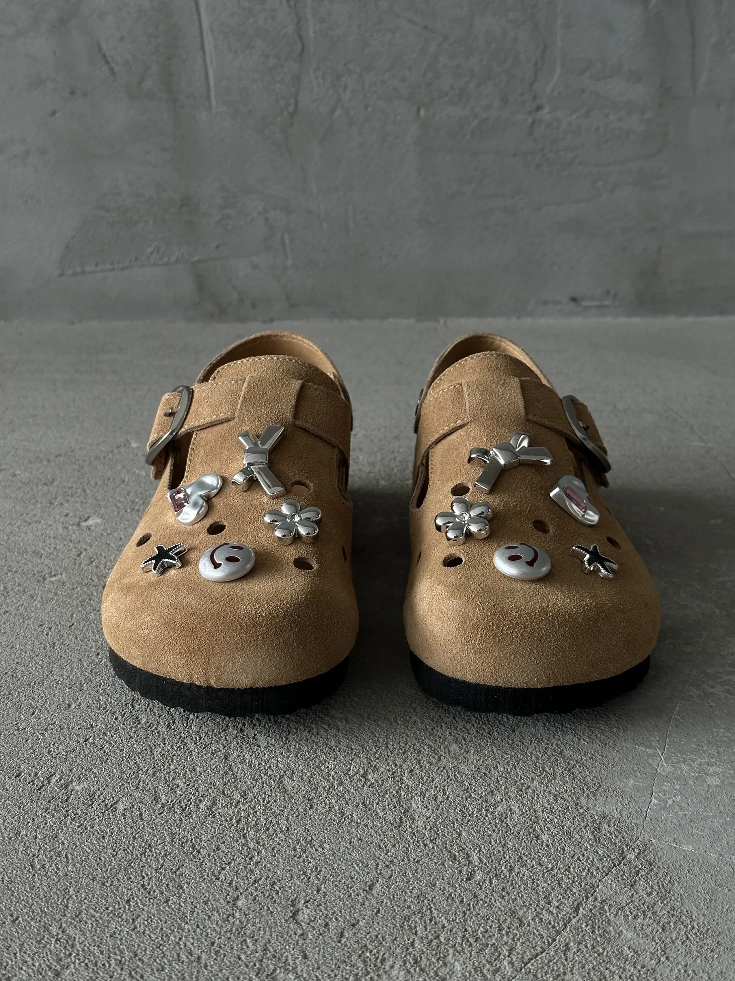 Летние сабо подростковые на высокой платформе