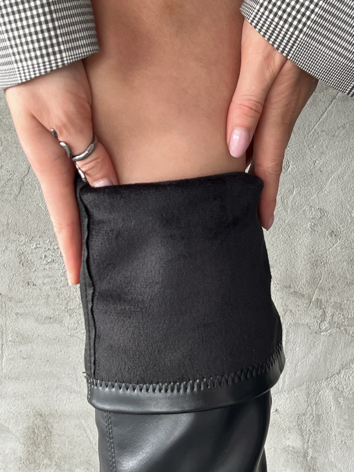 Ботфорты женские экокожа