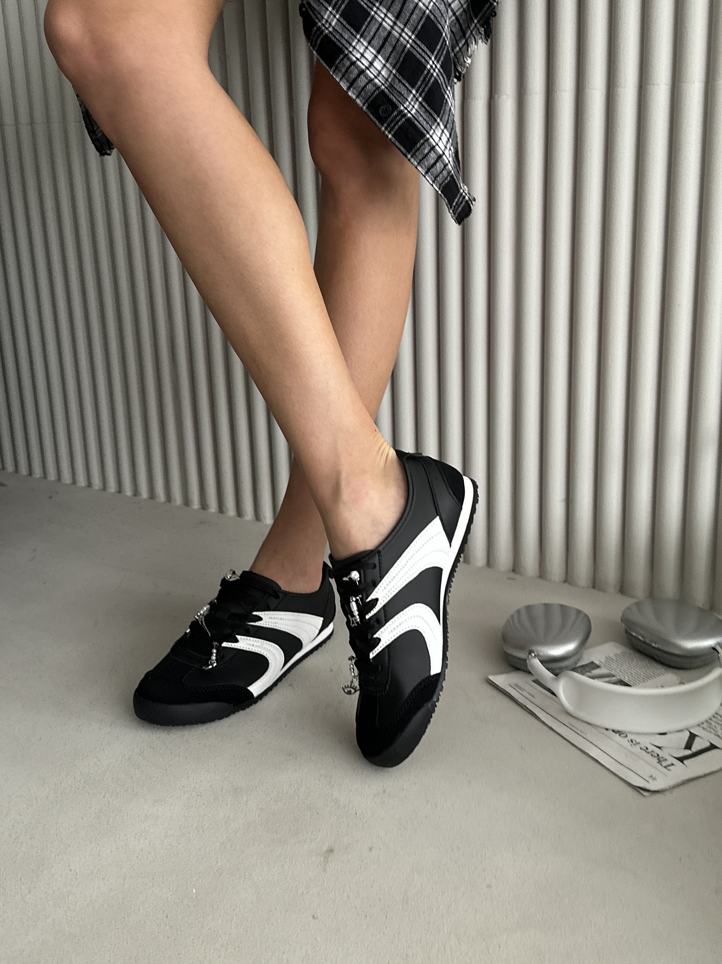 Кеды женские экокожа