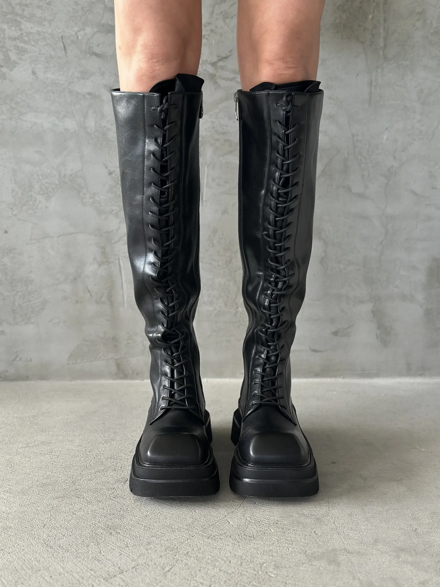 Сапоги женские экокожа