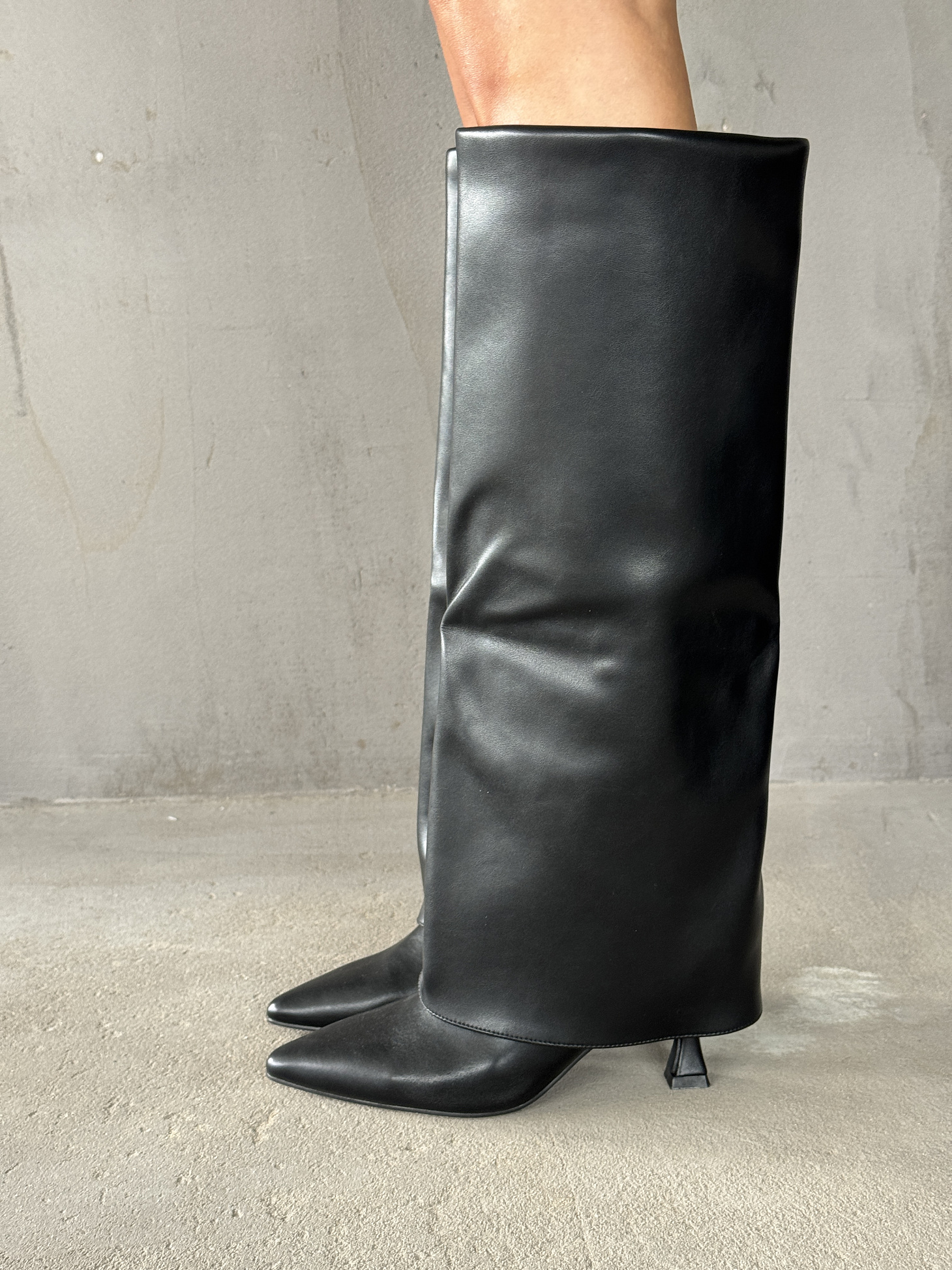 Сапоги женские экокожа