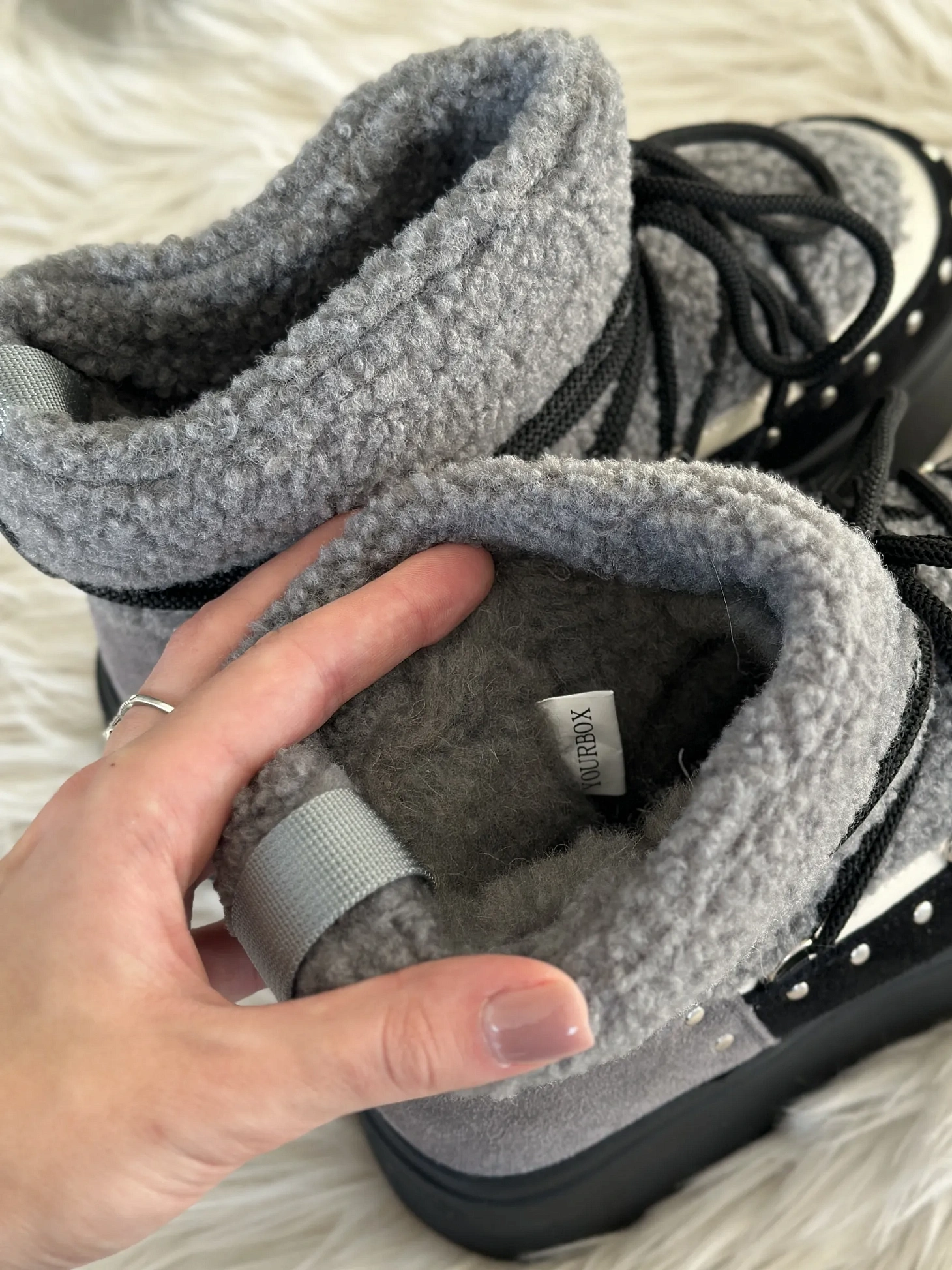 Угги женские экомех шерсть