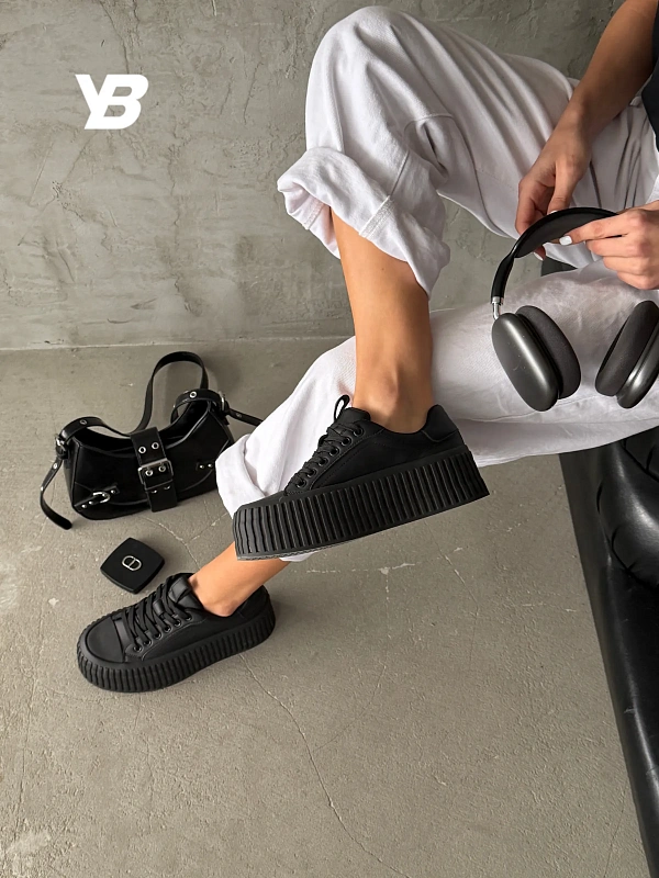 Кеды женские экокожа