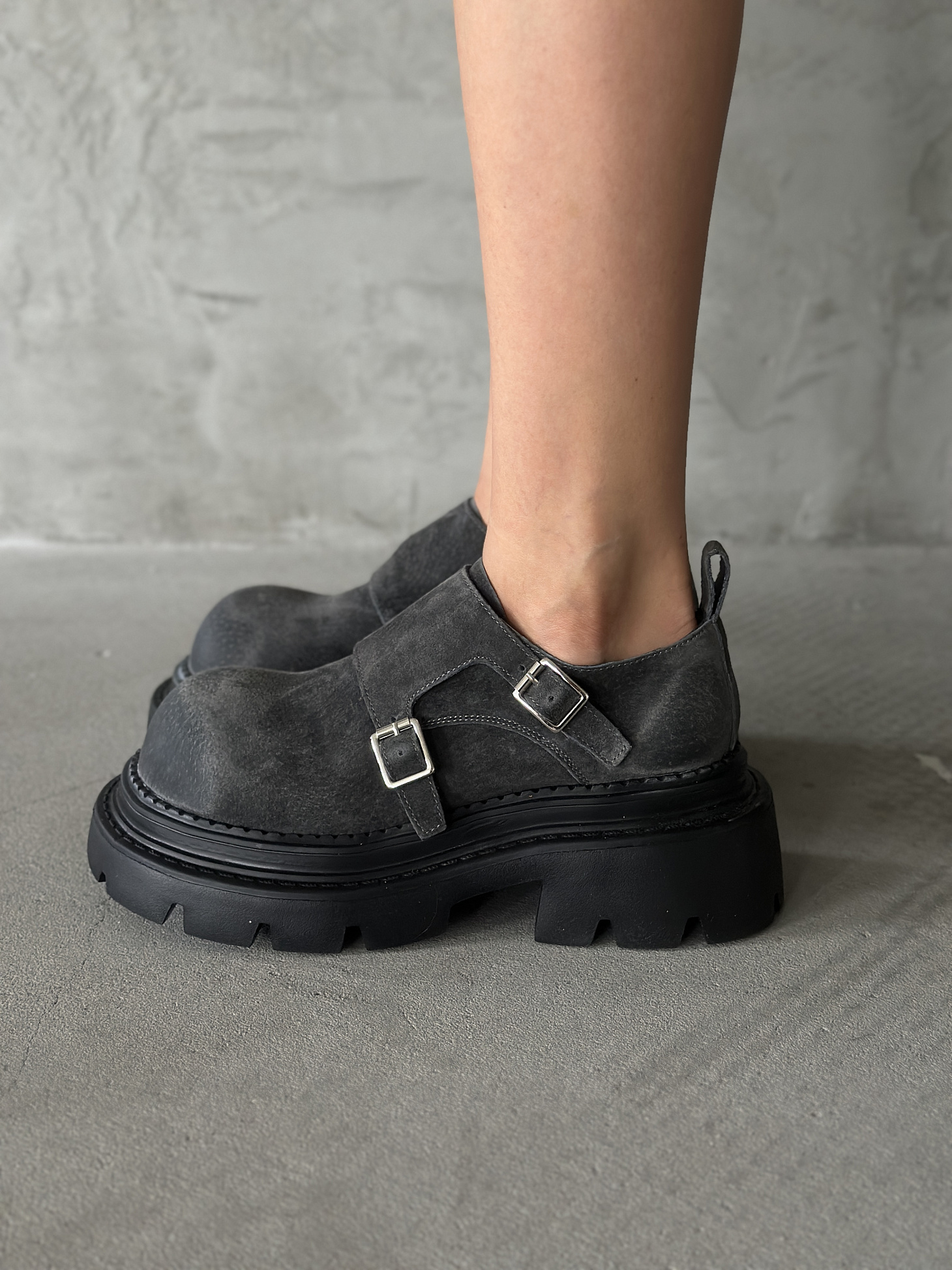 Ботинки женские натуральная замша