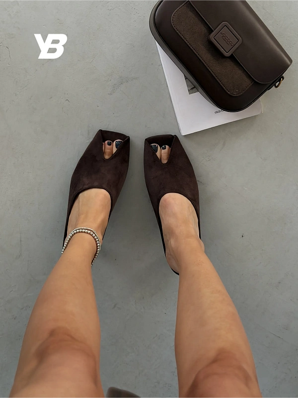 Летние босоножки на каблуке мюли