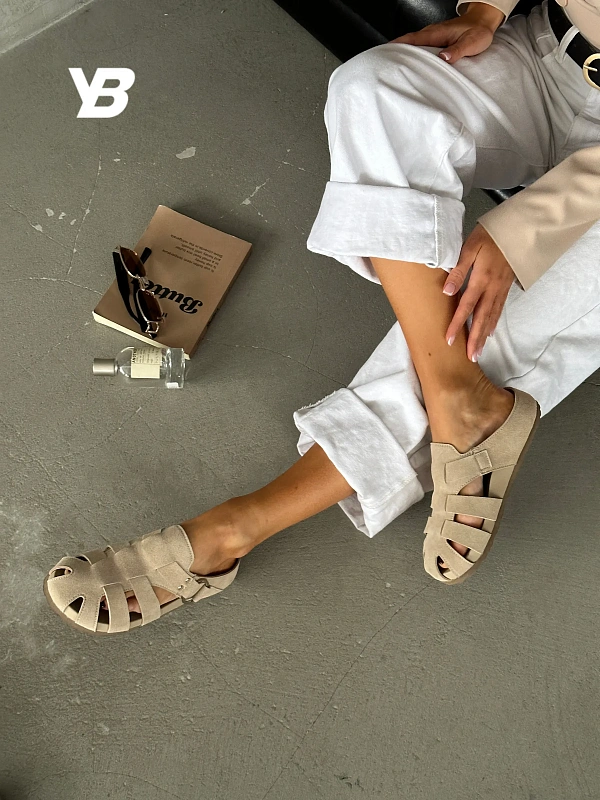 Летние сабо женские с закрытым носом