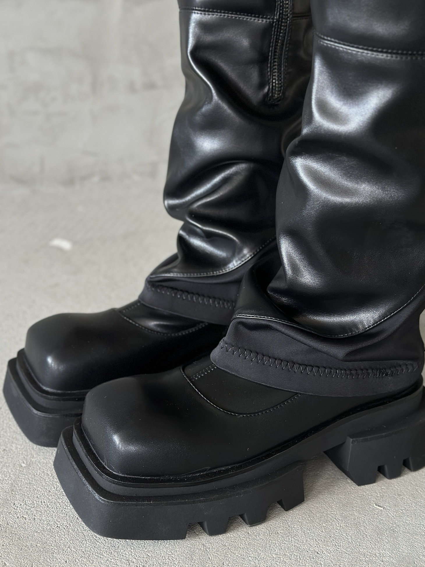 Ботфорты-трансформеры женские экокожа