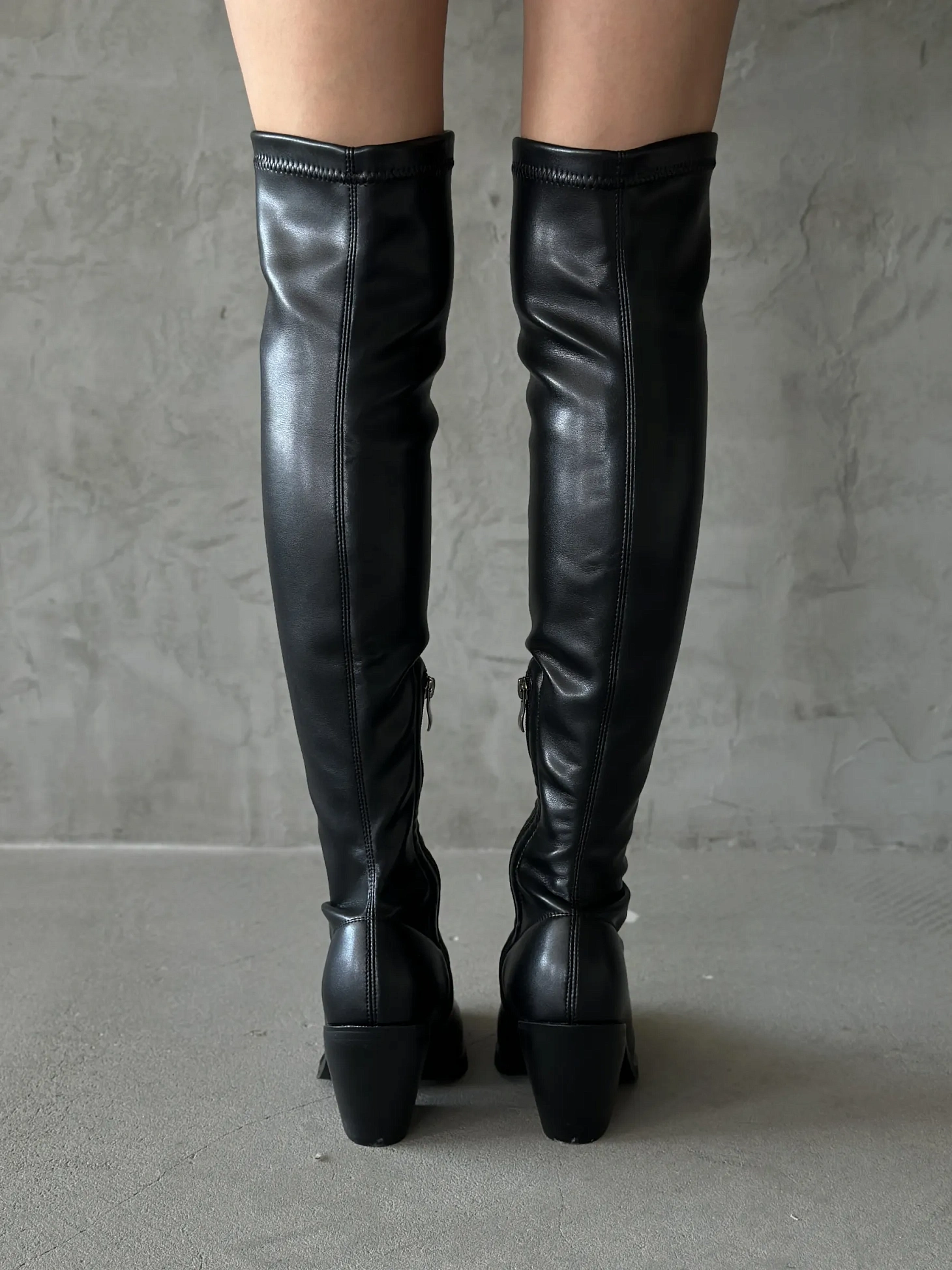 Ботфорты женские экокожа