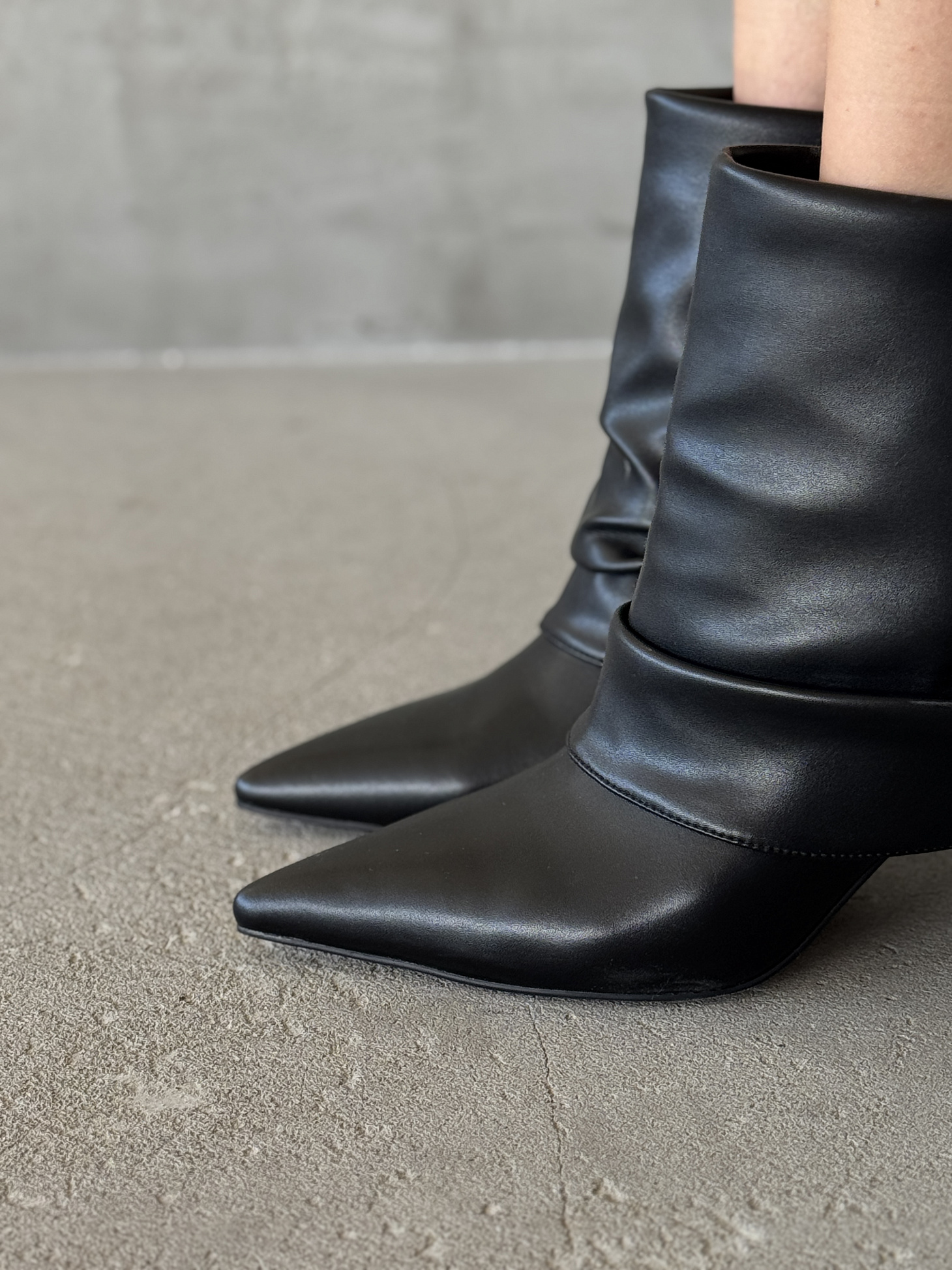 Ботильоны женские экокожа