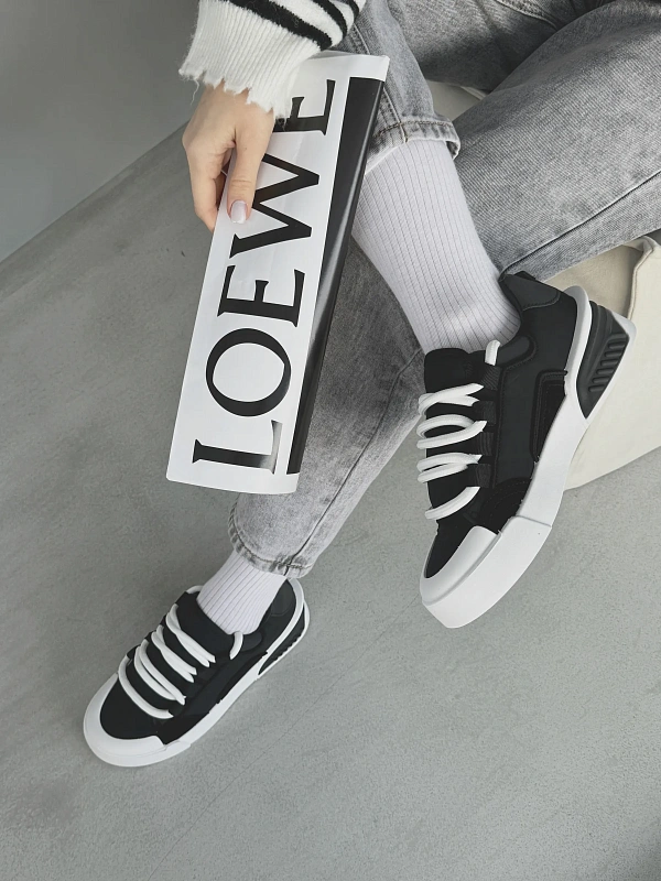 Кеды женские черные на платформе