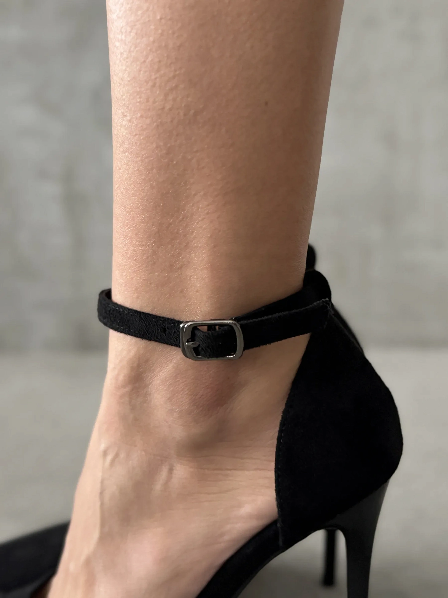 Туфли женские экозамша