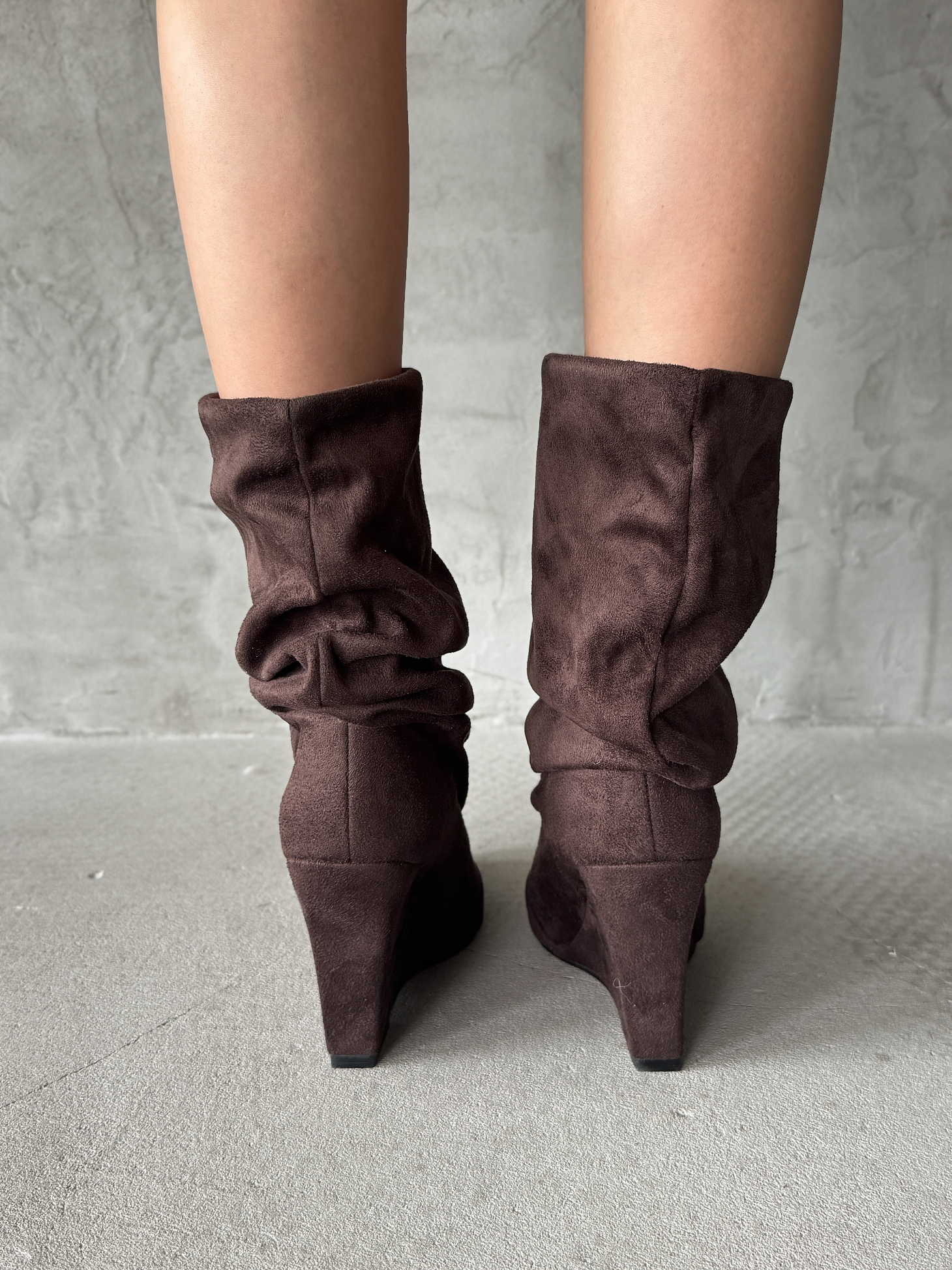 Сапоги женские текстиль