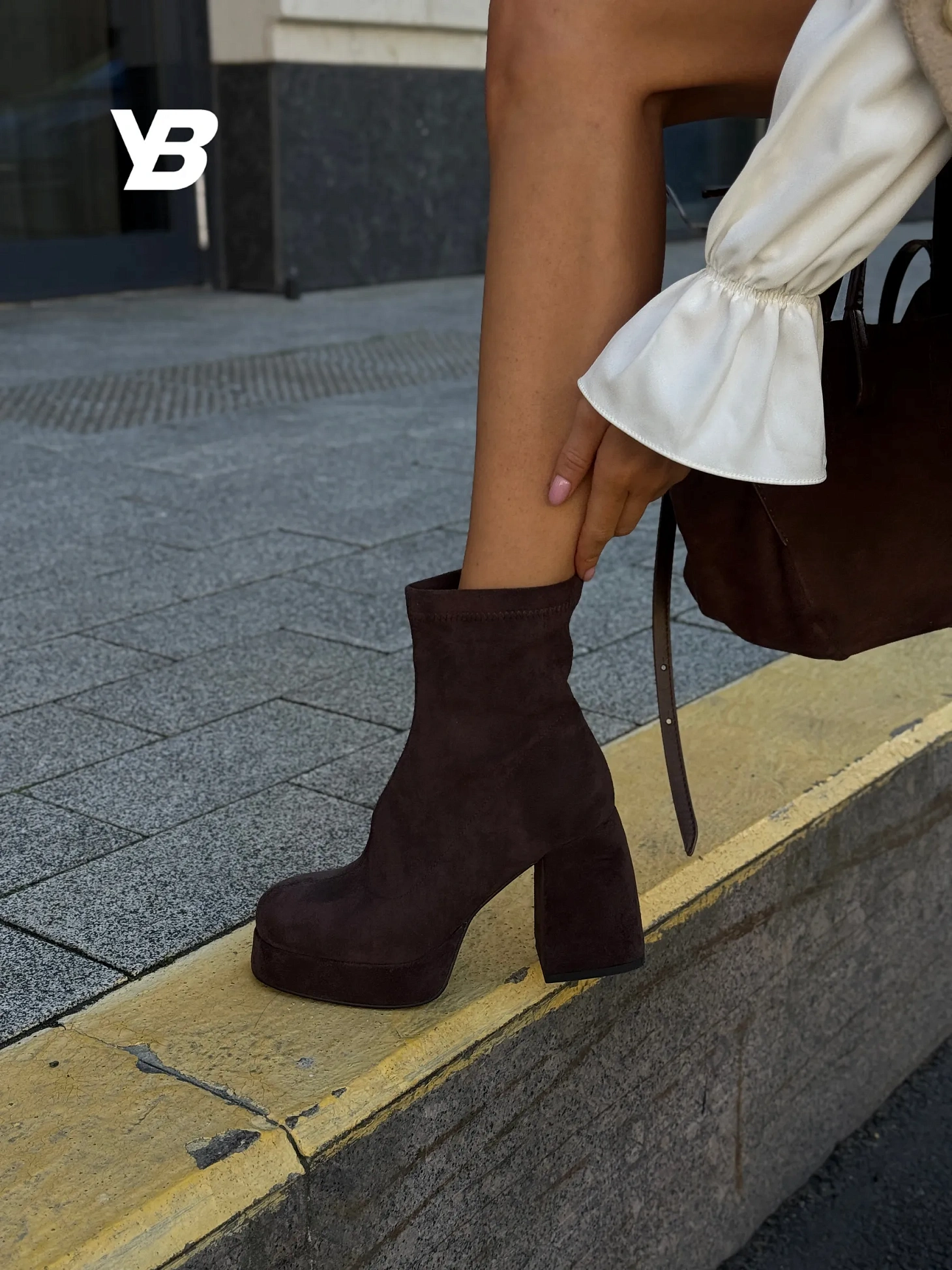 Демисезонные ботильоны на каблуке и платформе