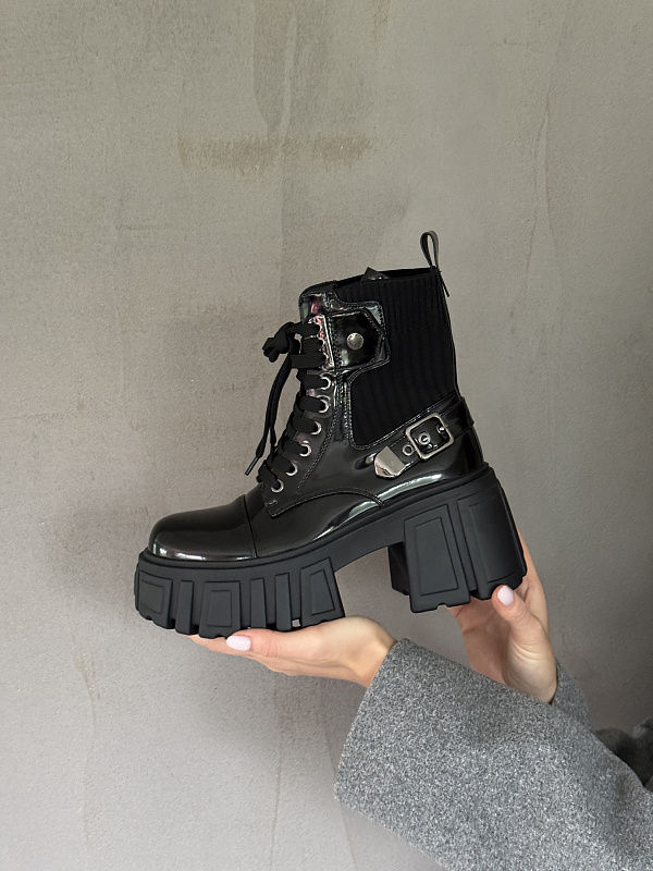 Ботинки женские экокожа