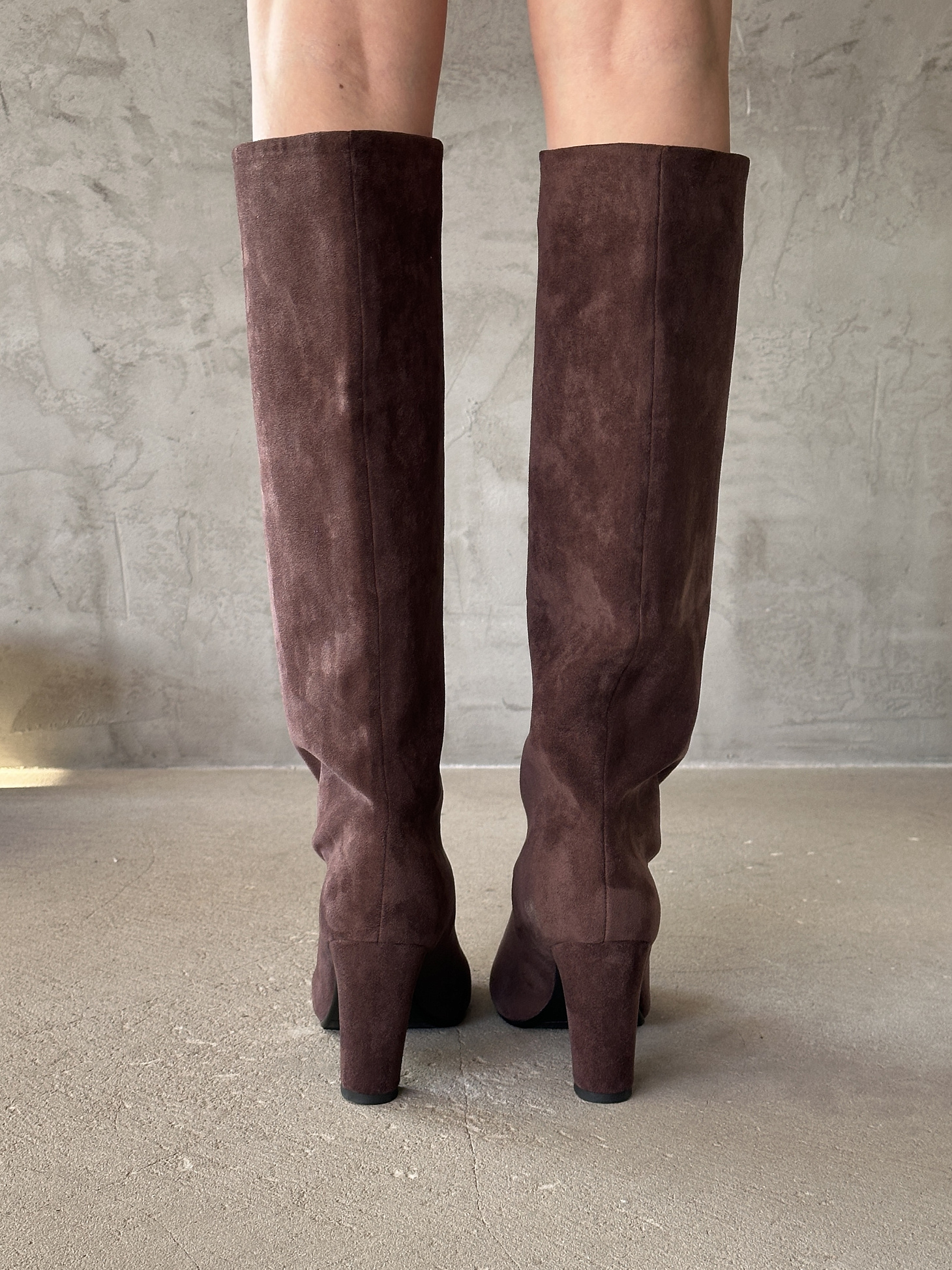 Сапоги женские экозамша