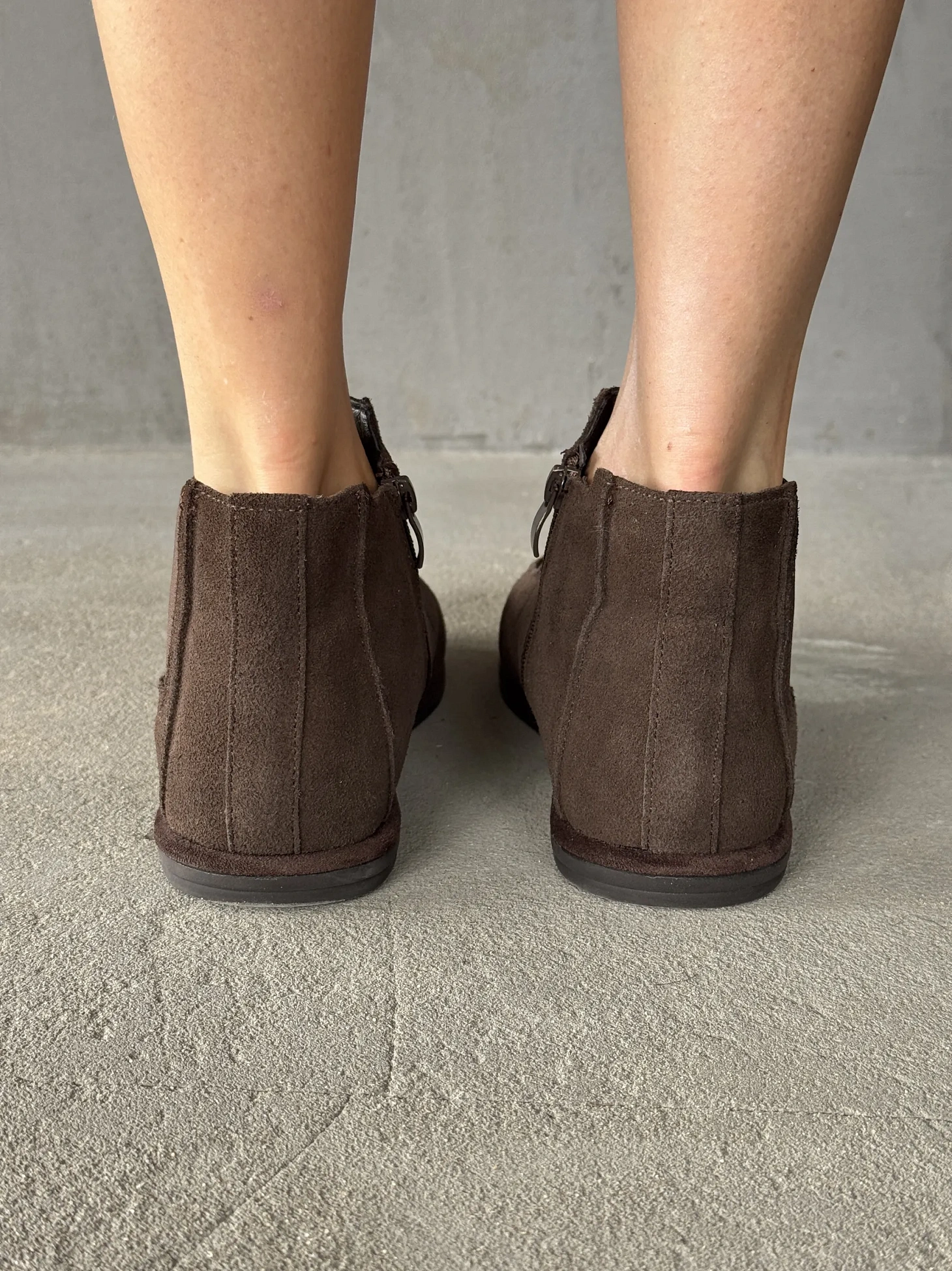 Ботинки женские натуральная замша шерсть