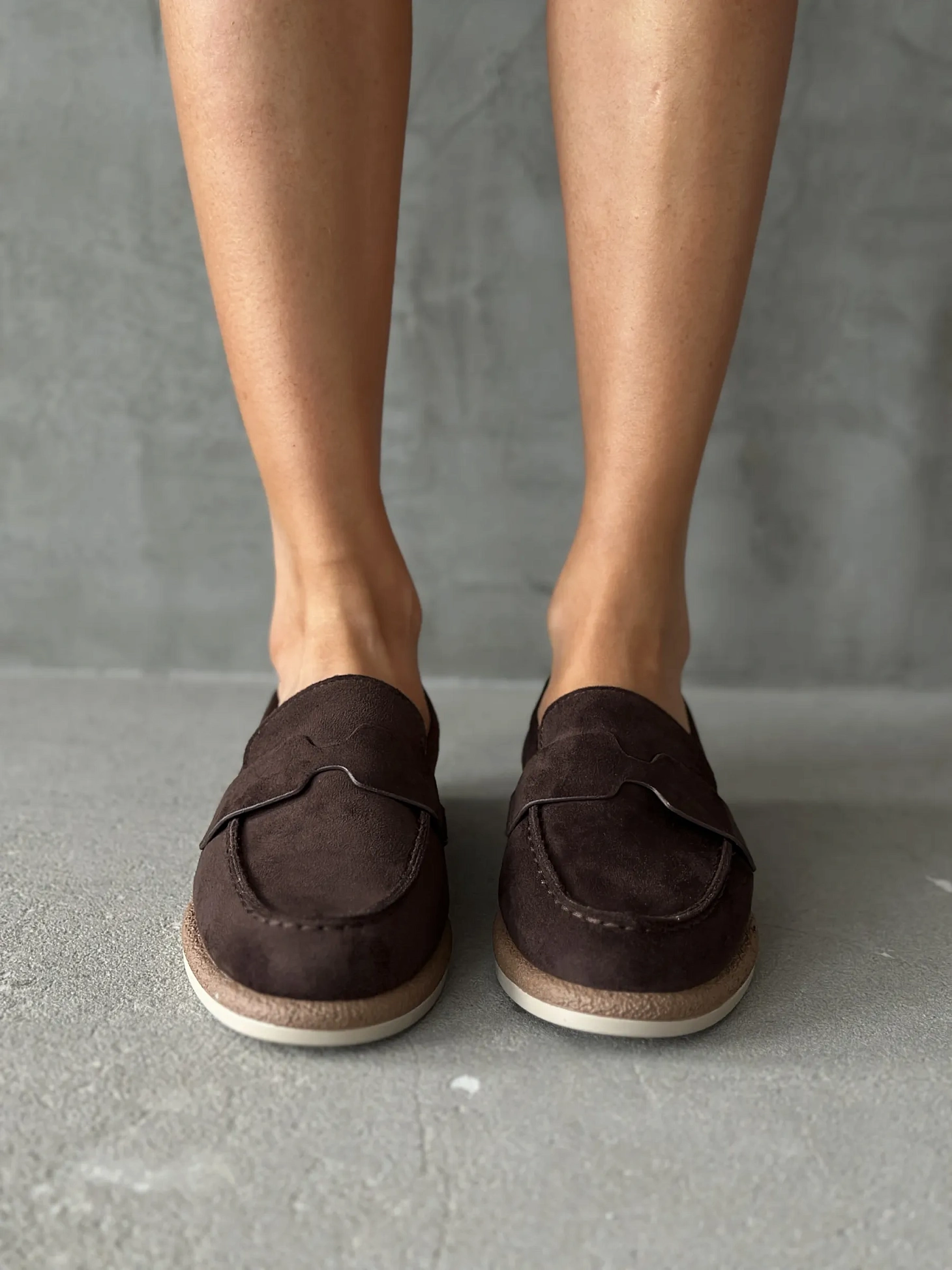 Лоферы на тонкой подошве