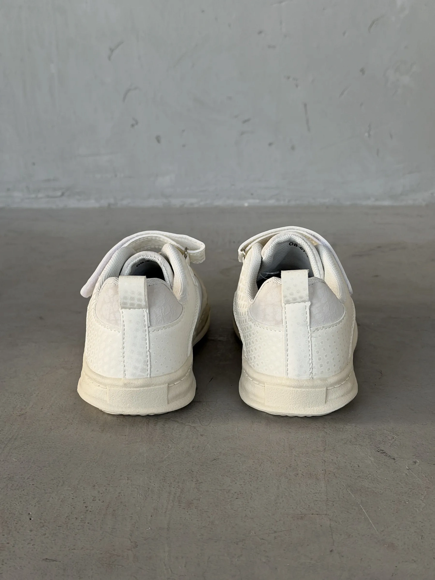 Кеды детские на платформе с липучками