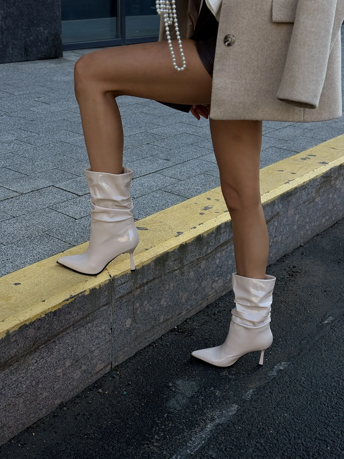 Сапоги женские экокожа