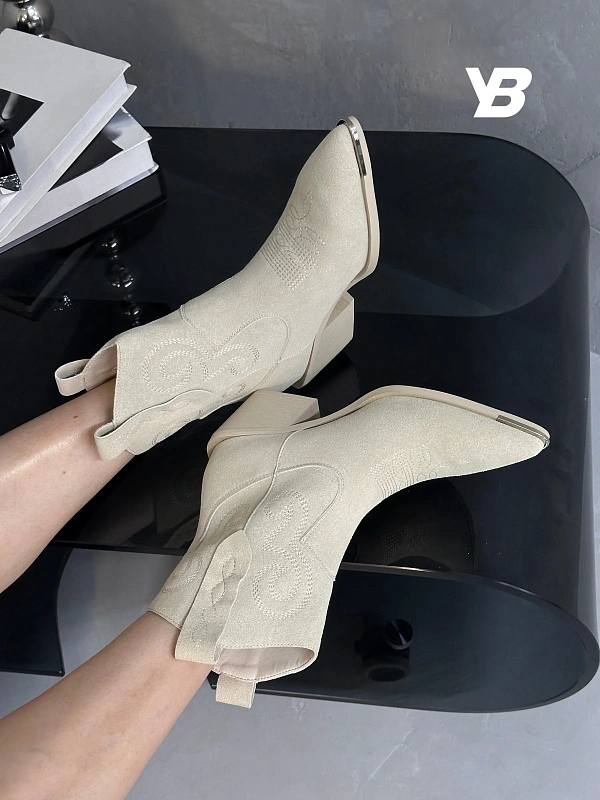 Казаки женские натуральная замша