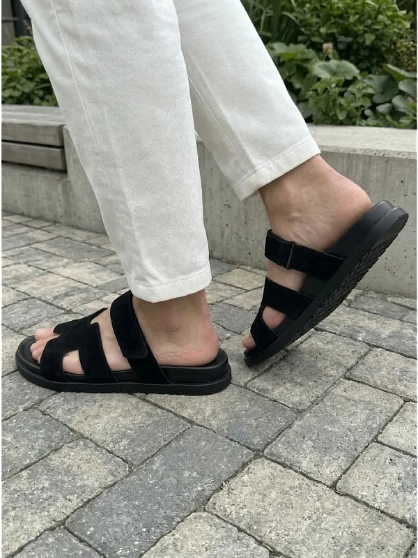 Летние шлепанцы мужские на платформе