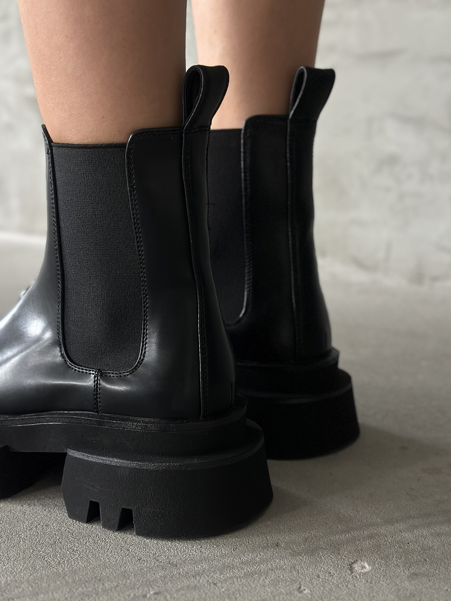 Ботинки женские экокожа